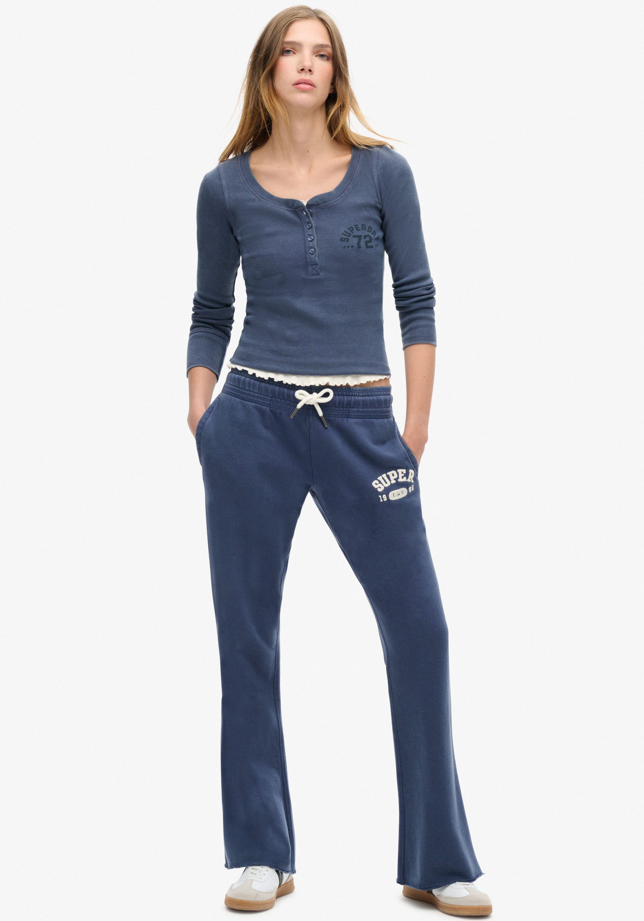Superdry Shirt met lange mouwen ATHLETIC BUTTON DOWN LS TOP