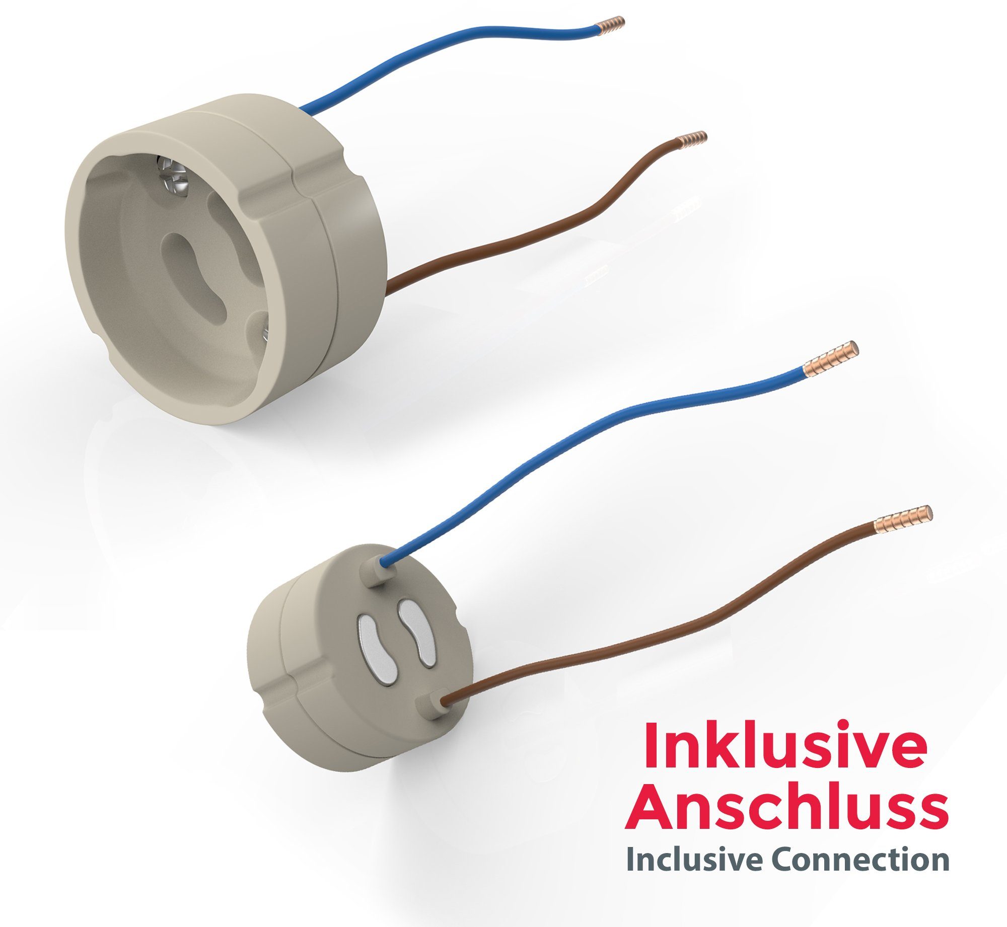 B.K.Licht LED inbouwspot LED inbouwlampen, draaibaar, inbouw-spots, nikkel, mat GU10