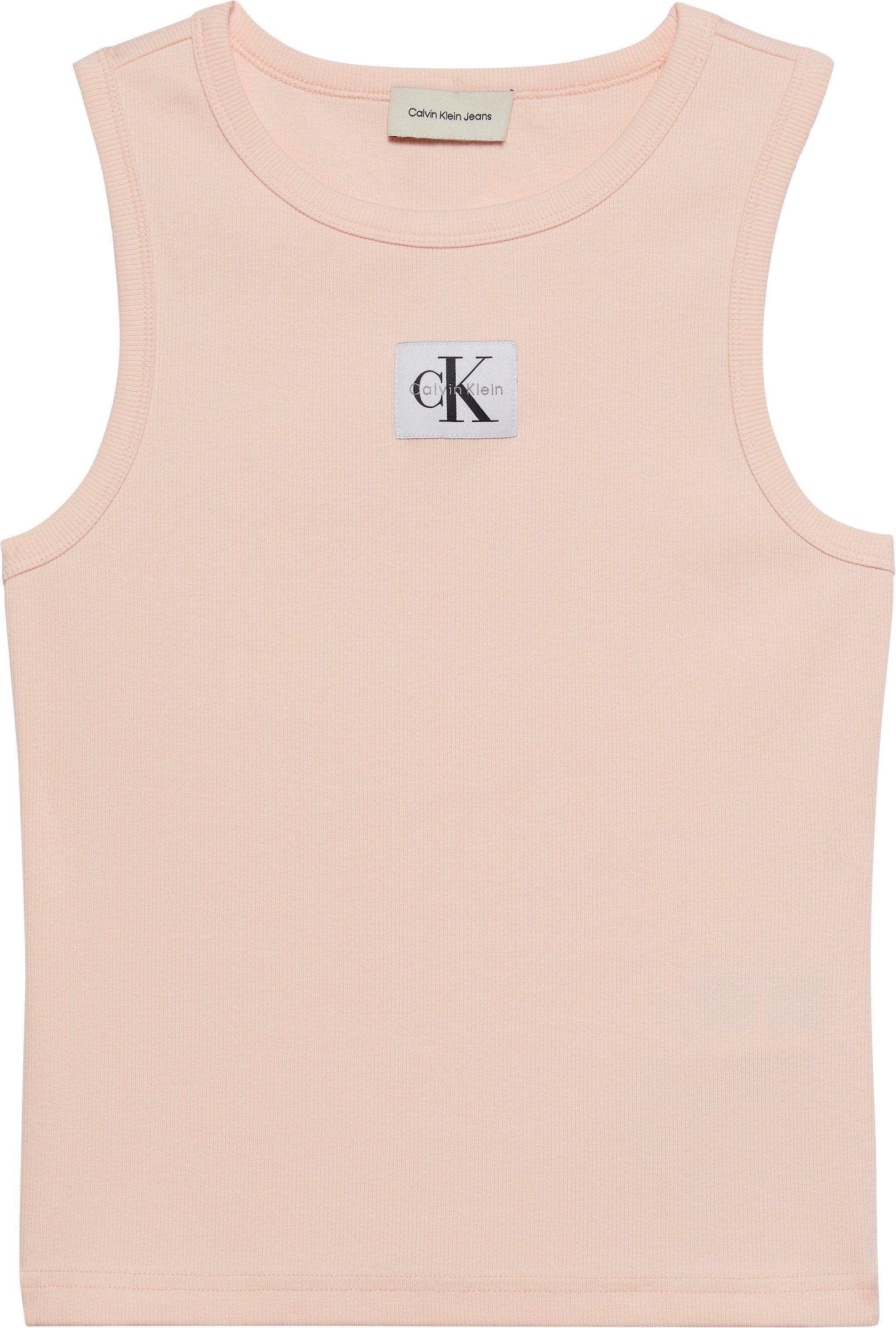 Calvin Klein Tanktop A - WVN LBL 2X2 CTTN