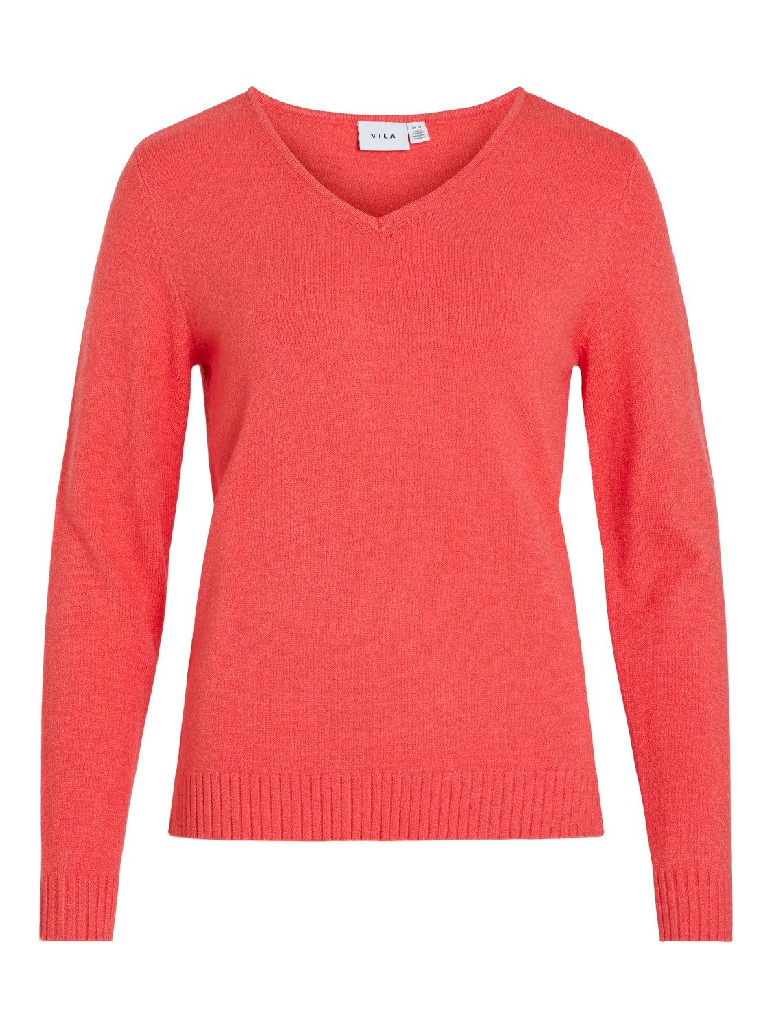 Vila Trui met V-hals VIRIL V-NECK L S KNIT TOP NOOS