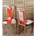 home affaire stoel kasia (set, 2 stuks) rood
