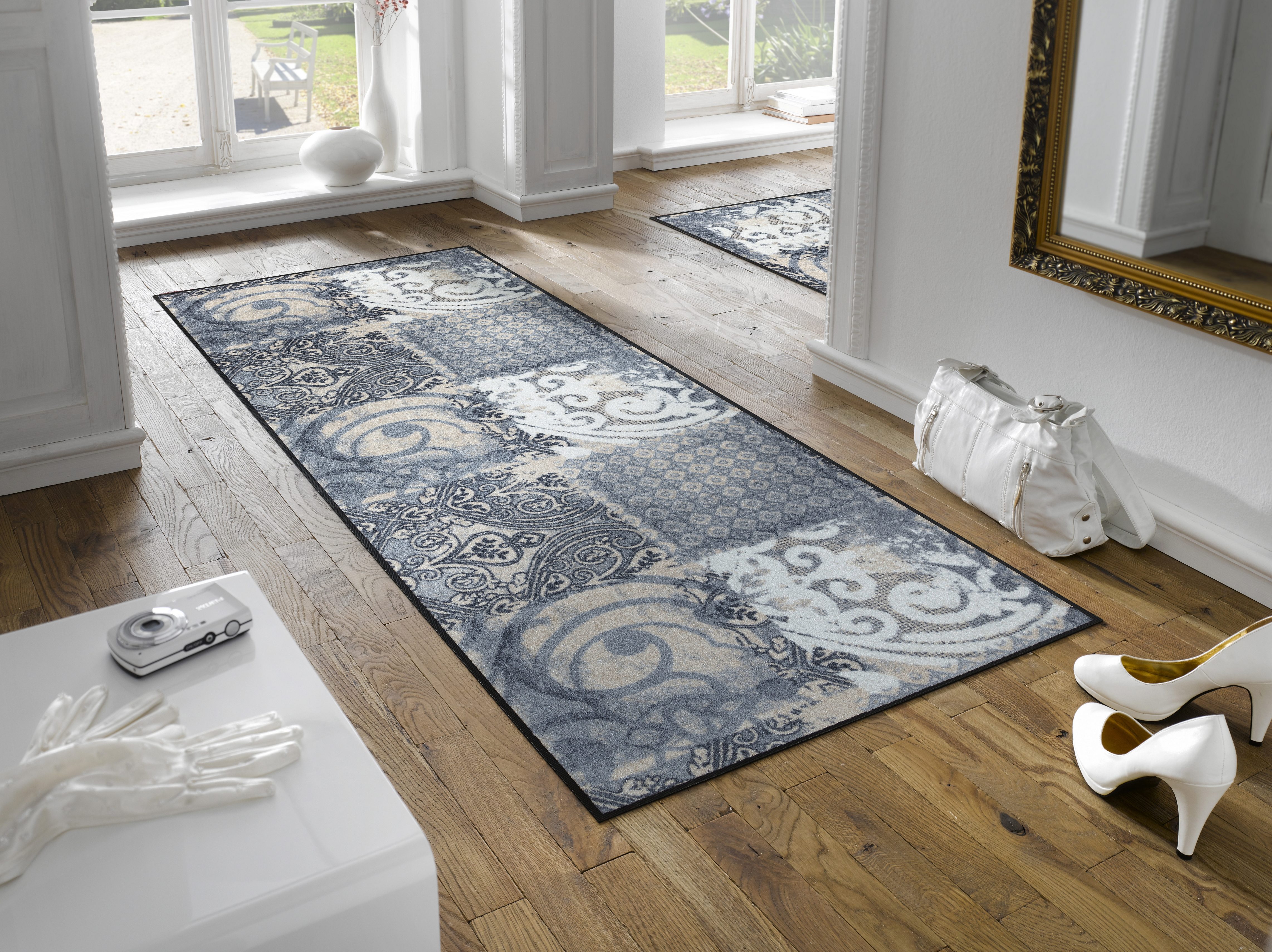 wash+dry by Kleen-Tex Loper Arabesque Inloopmatten, antislip, geschikt voor binnen en buiten, wasbaar