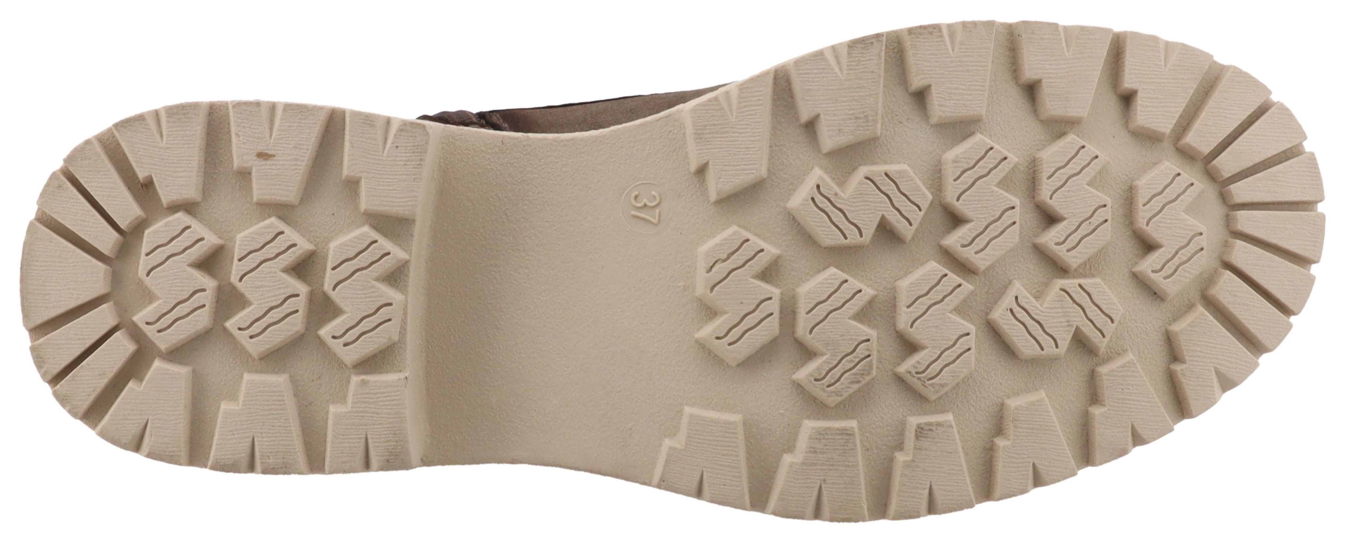 Tom Tailor Winterlaarzen Werkschoenen, hiking boot met blokhak