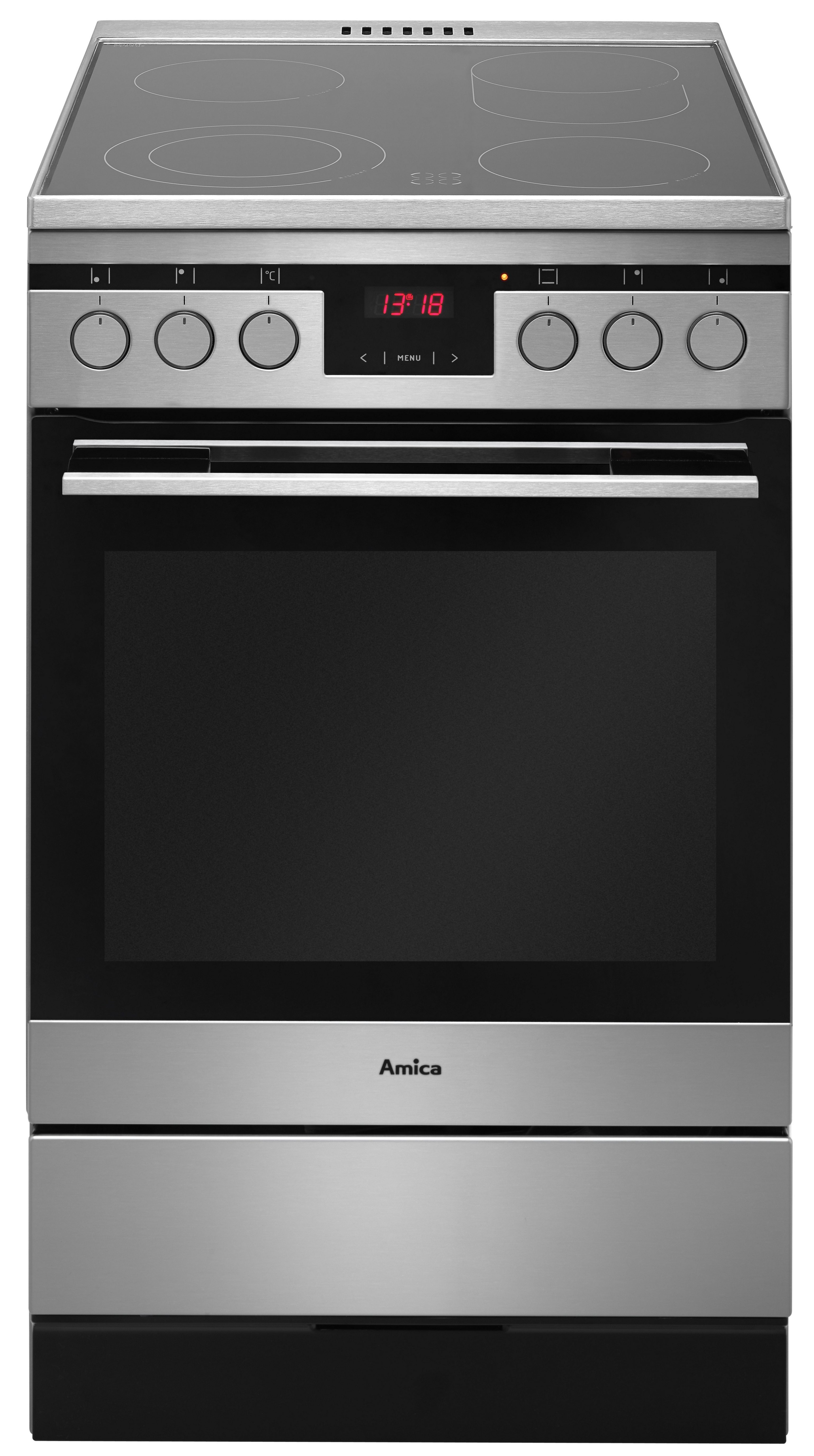 Amica Vrijstaand elektrisch fornuis SHC 11587 E RapidWarmUp-functie