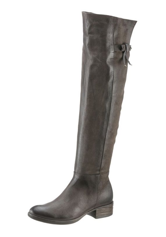 ARIZONA Overknees met schacht voor het omslaan ARIZONA Overknees met schacht voor het omslaan