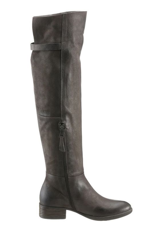 ARIZONA Overknees met schacht voor het omslaan ARIZONA Overknees met schacht voor het omslaan