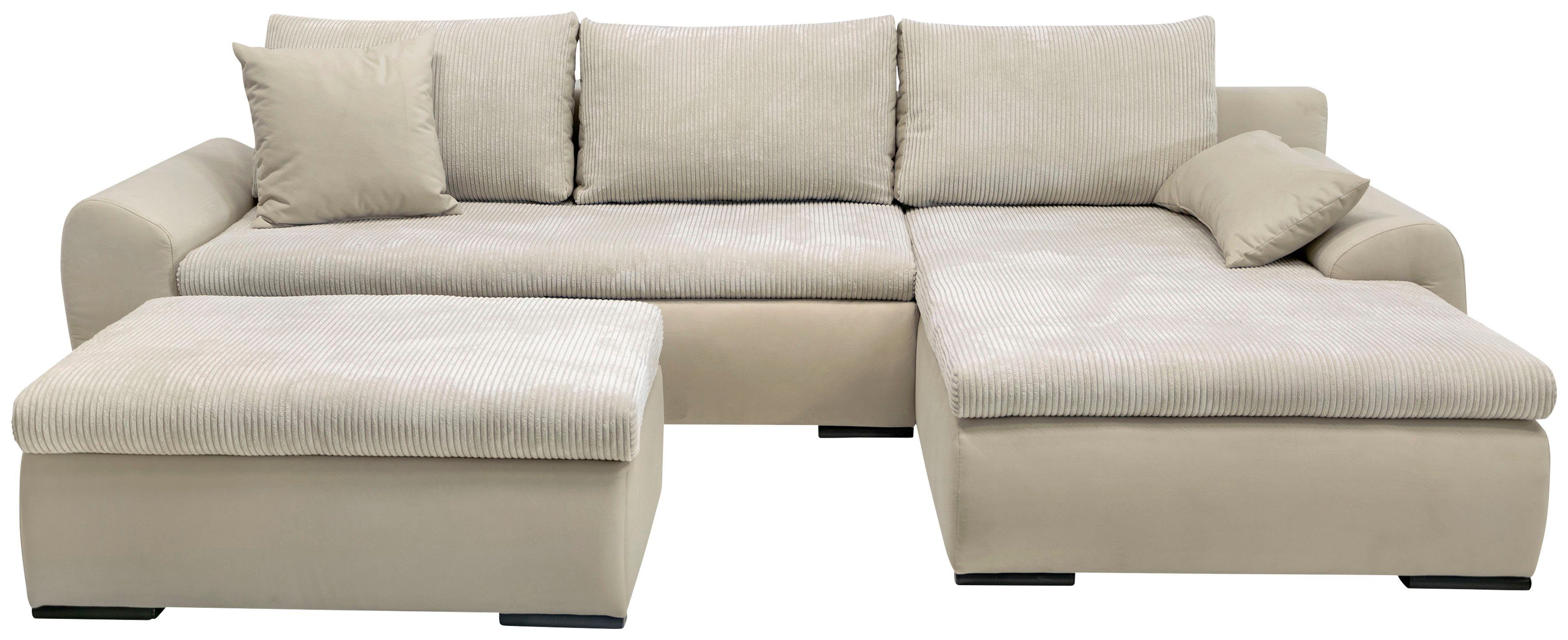Home affaire Hoekbank Win, L-vorm, breedte 285cm