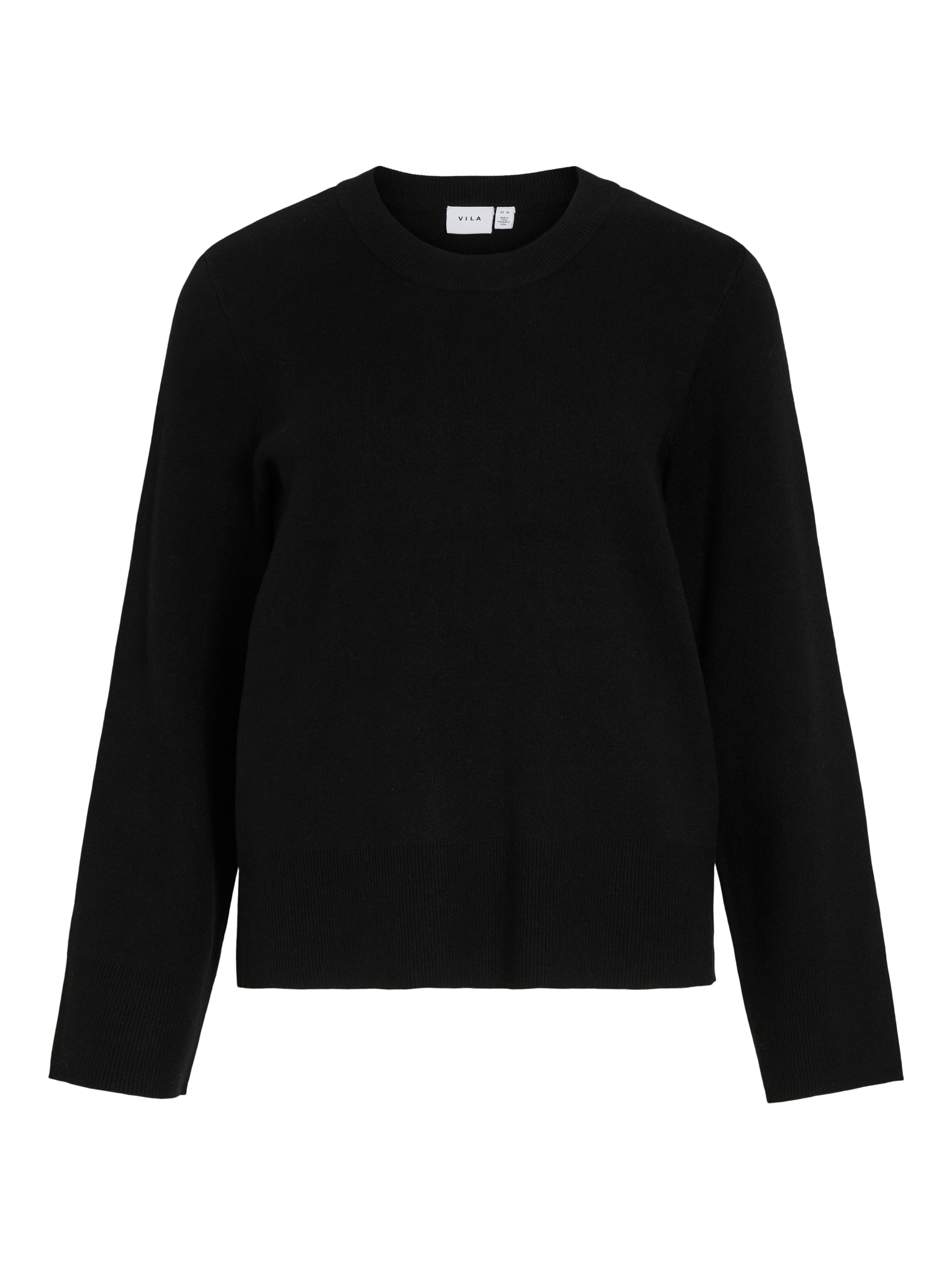 Vila Trui met ronde hals VICASSIE O-NECK L/S KNIT TOP - NOOS