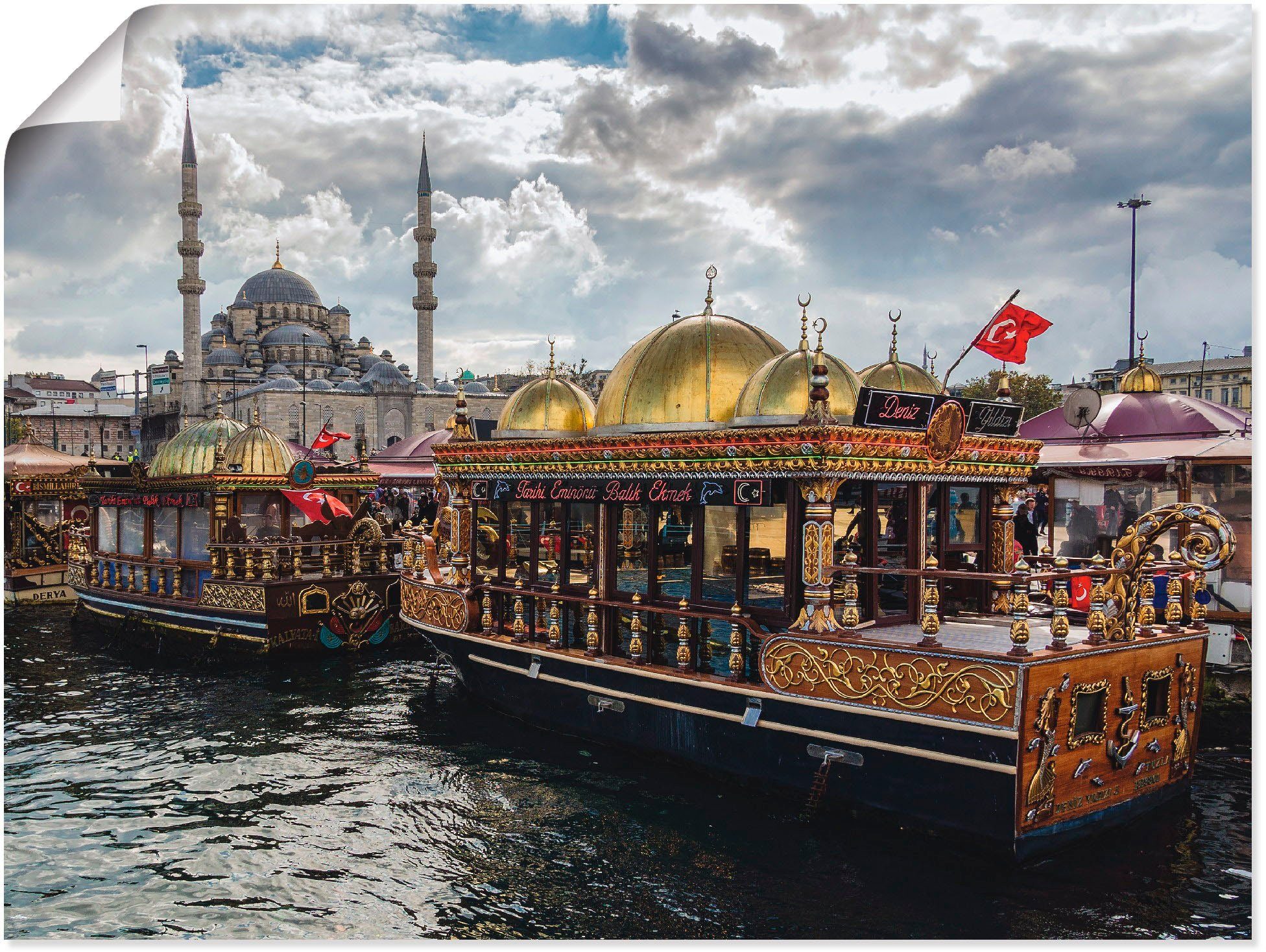 Artland artprint Blick auf Istanbul