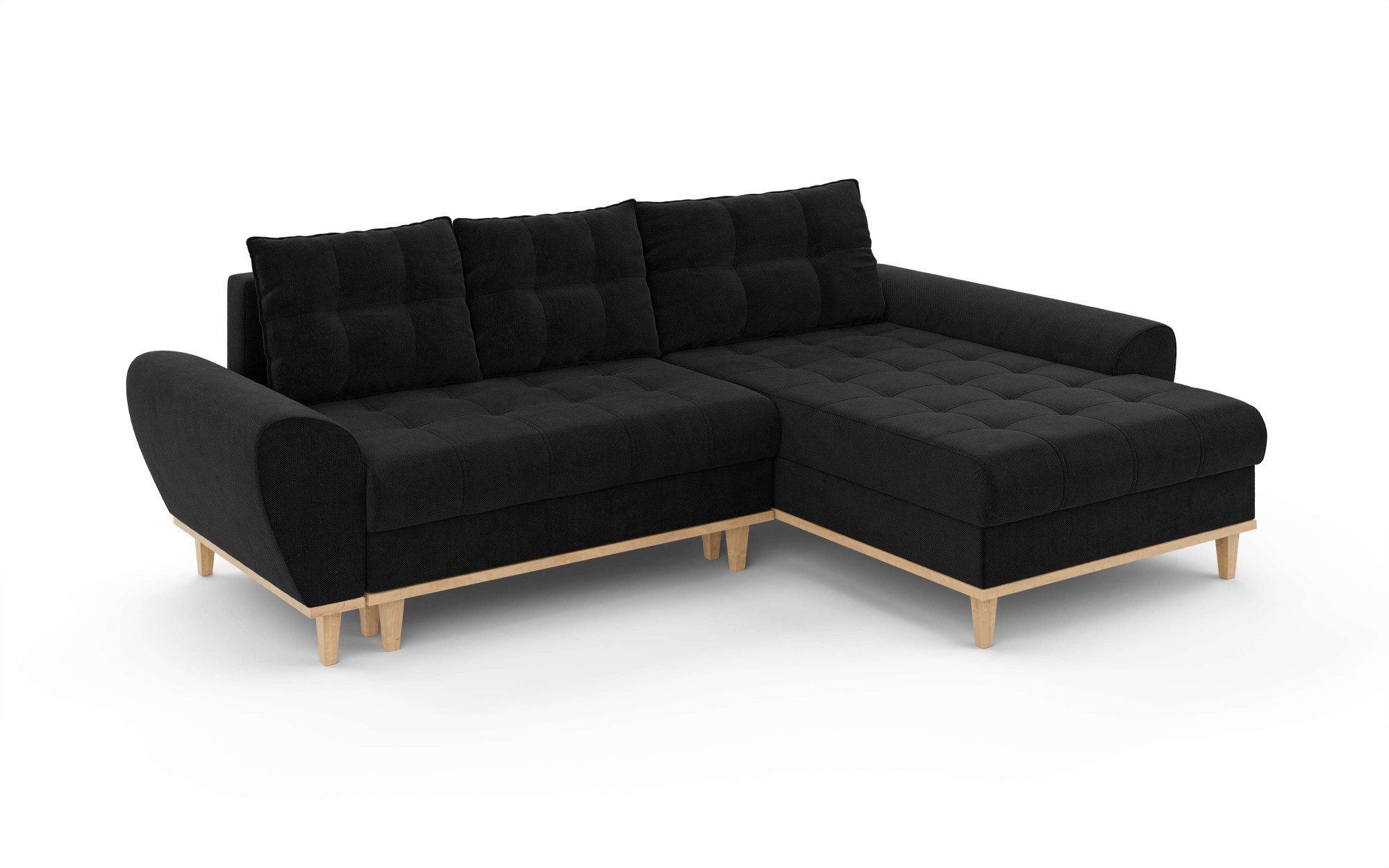 Home affaire Hoekbank Ahrdorf met bedfunctie en opbergruimte, afmetingen: B/H/D 268/86/175 cm