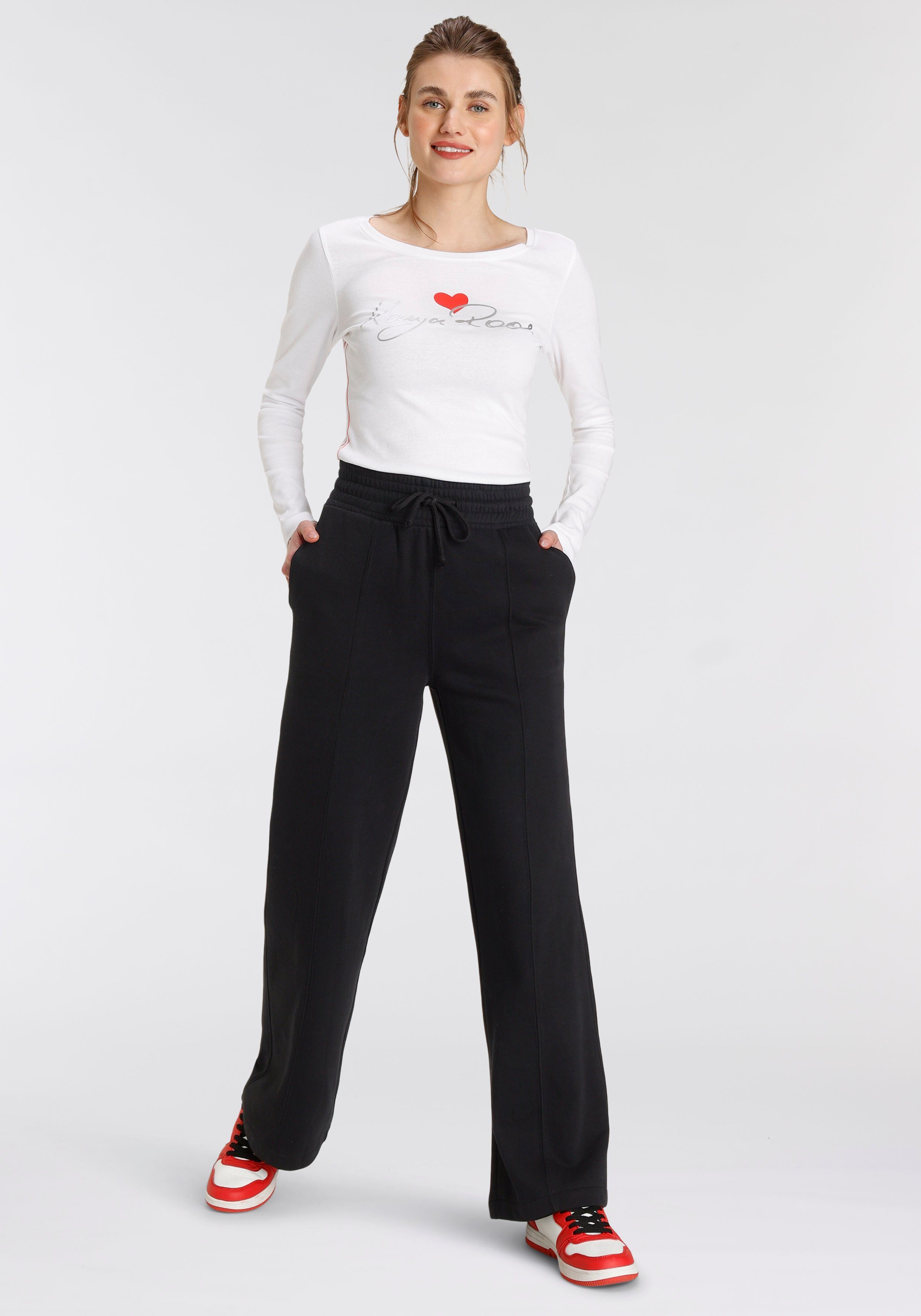 KangaROOS Joggingbroek met wijde pijpen - nieuwe kleuren