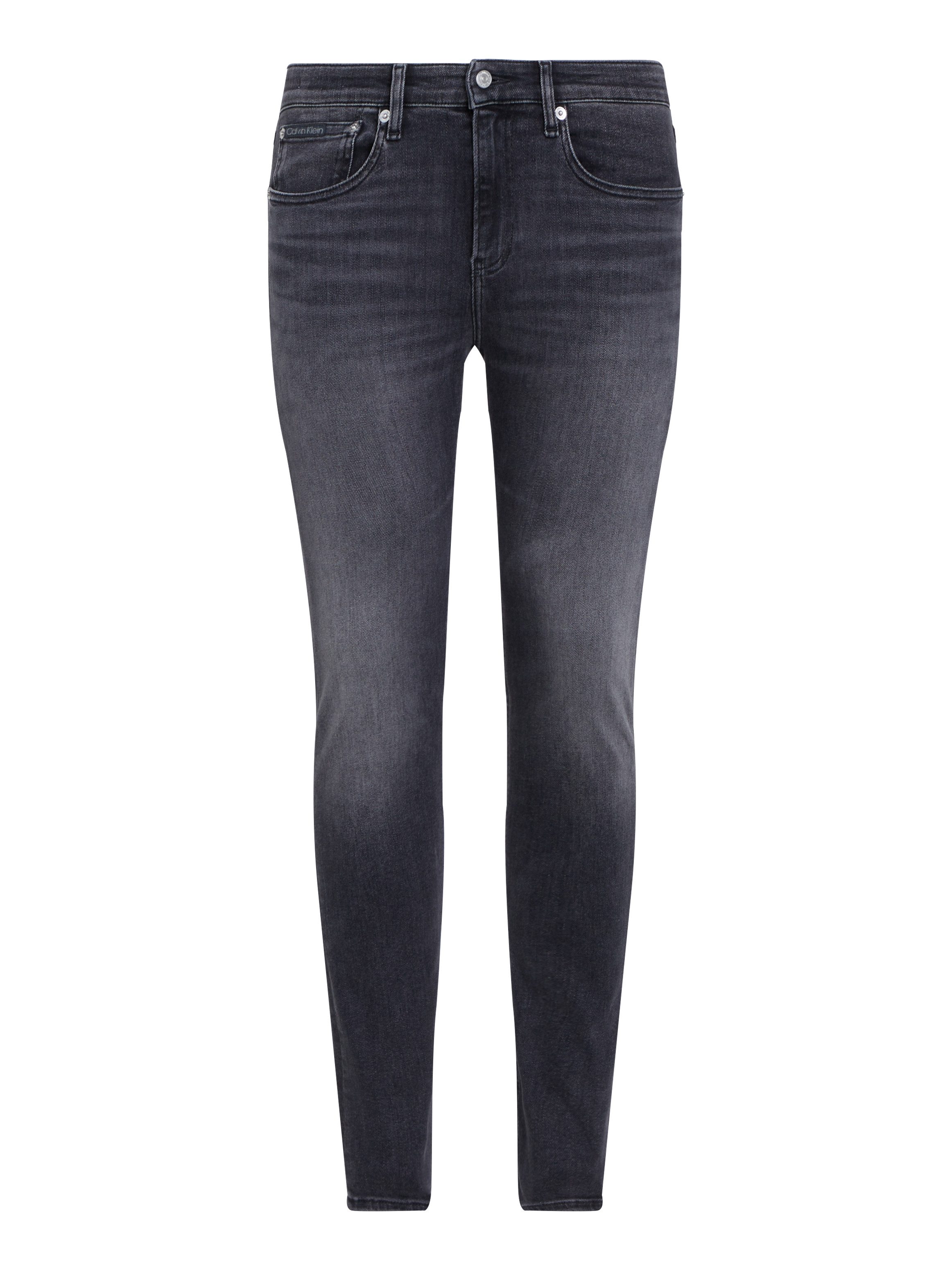 Calvin Klein Stretch jeans Skinny Muntzakje, logo borduursel