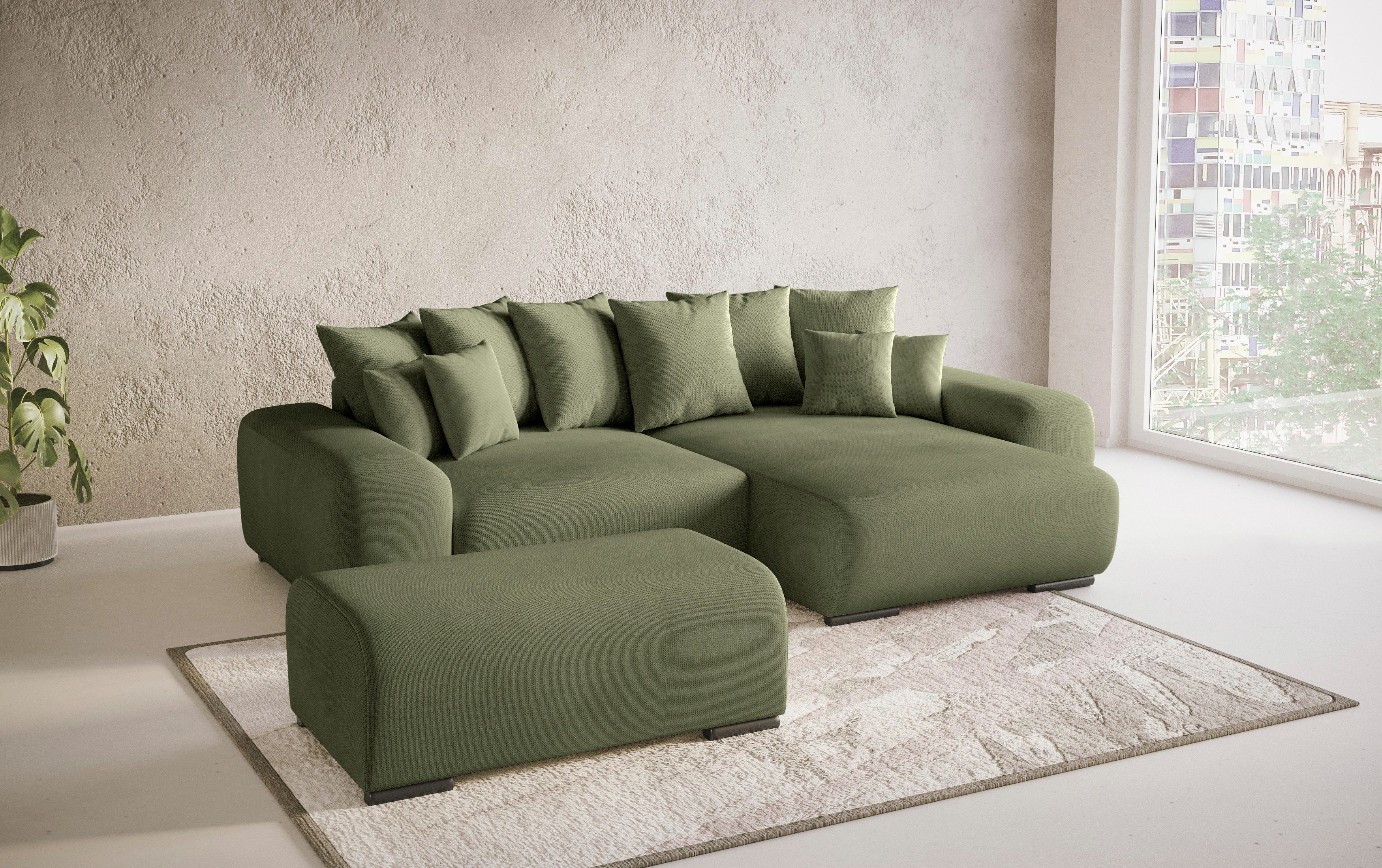 Mr. Couch Hockerbank Sundance Met DuraSpring-pocketveringkern belastbaar tot 140 kg