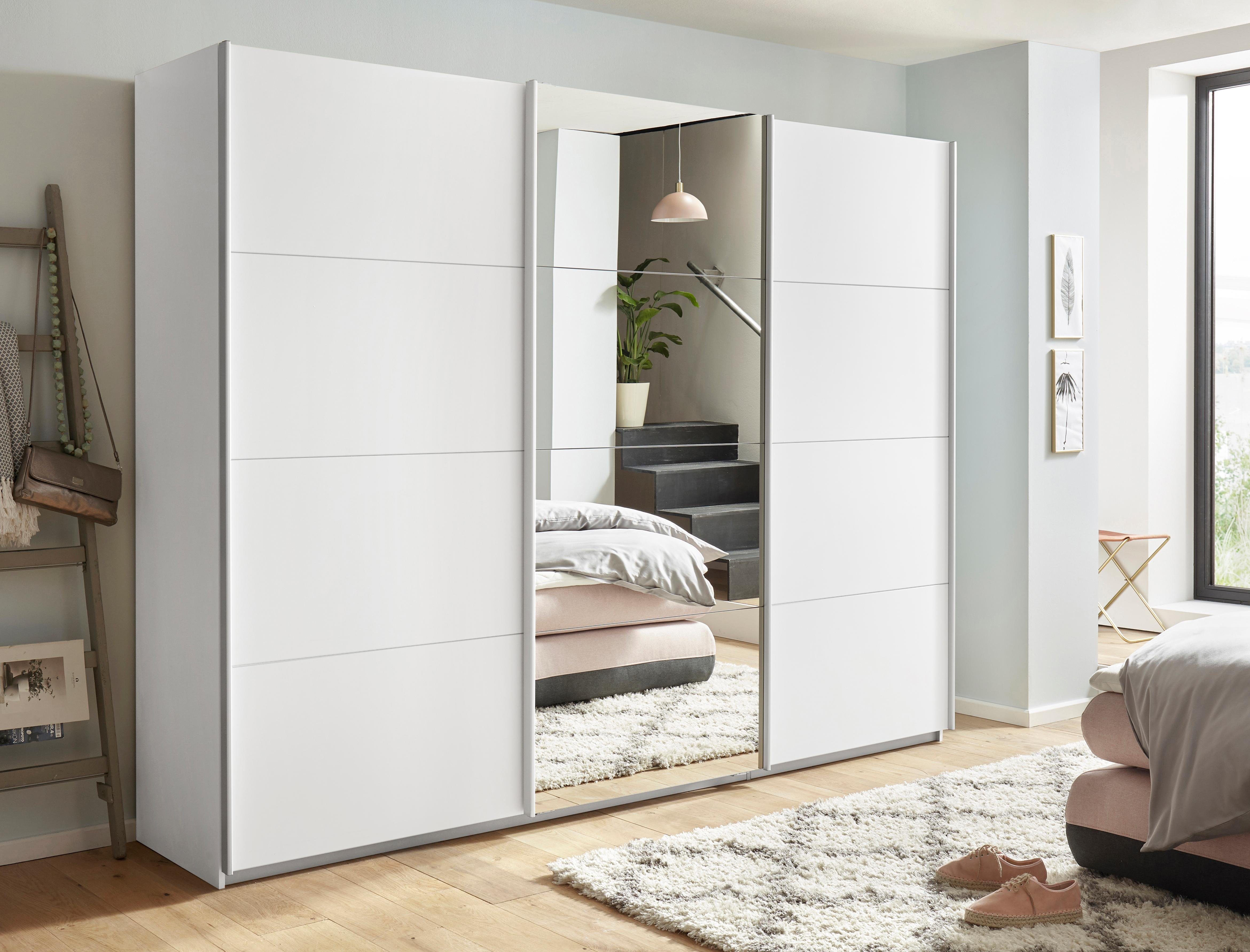 rauch Schuifdeurkast Kledingkast Garderobe CORTONA inclusief interieurindeling,