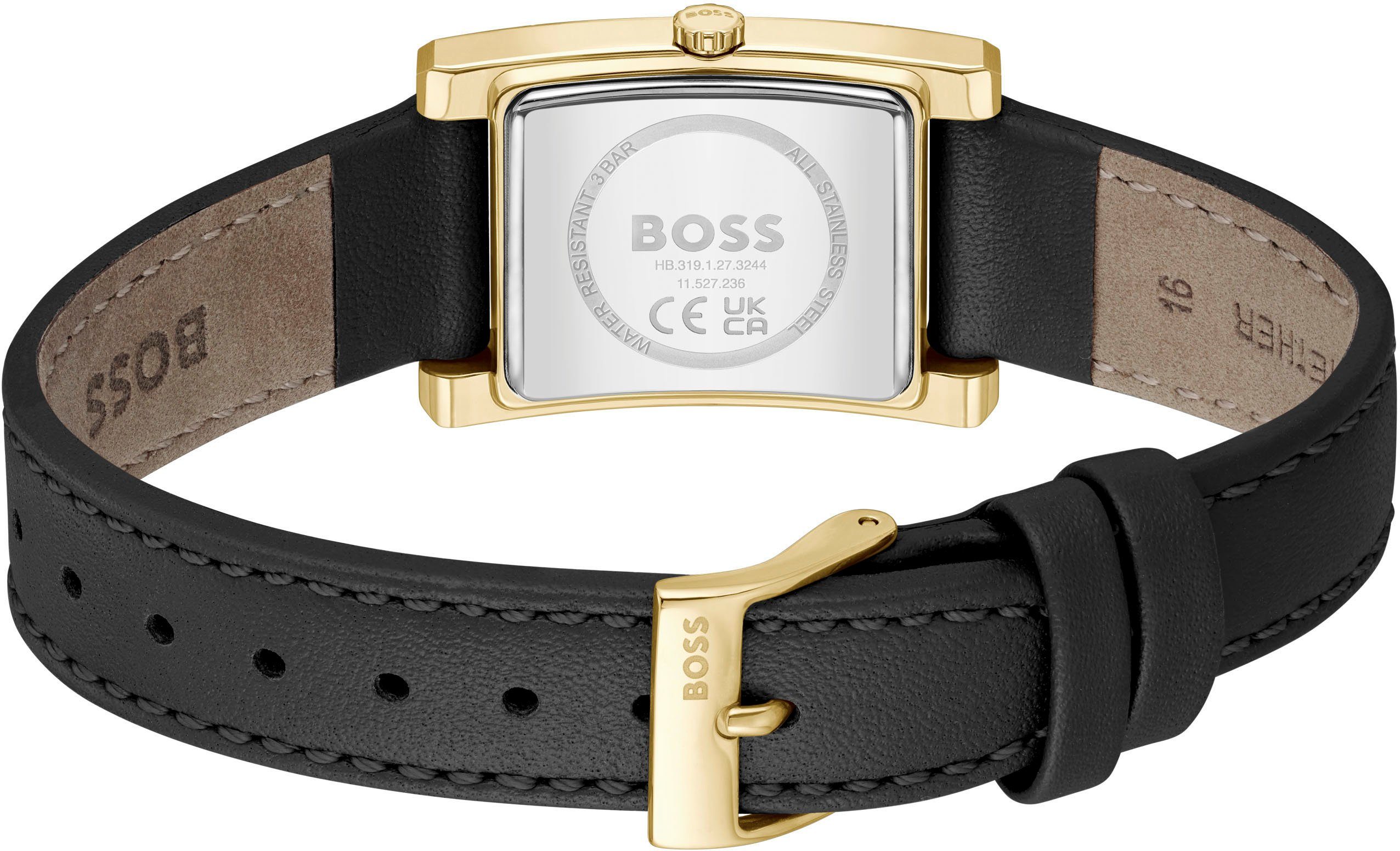 Boss Kwartshorloge Lucy Horloge, dameshorloge, stalen band, analoog