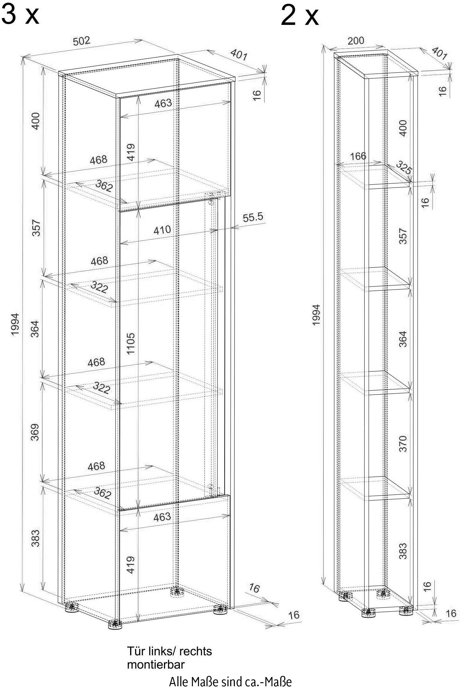 INOSIGN Set kantoormeubelen City/Giron (set, 5-delig)