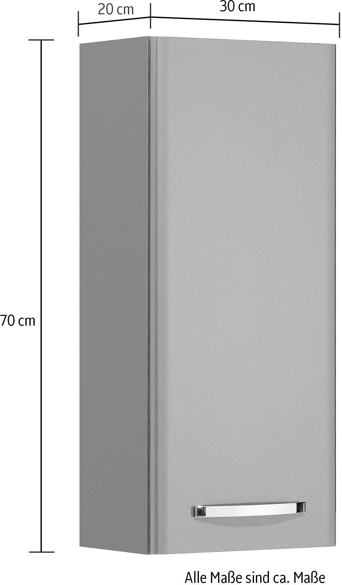 Saphir Badmeubelset Quickset 312 5-delig, wastafelonderkast en led-spiegelkast incl. deurdemper, badkamer set zonder wastafel, badkamer kast (set, 5 stuks)