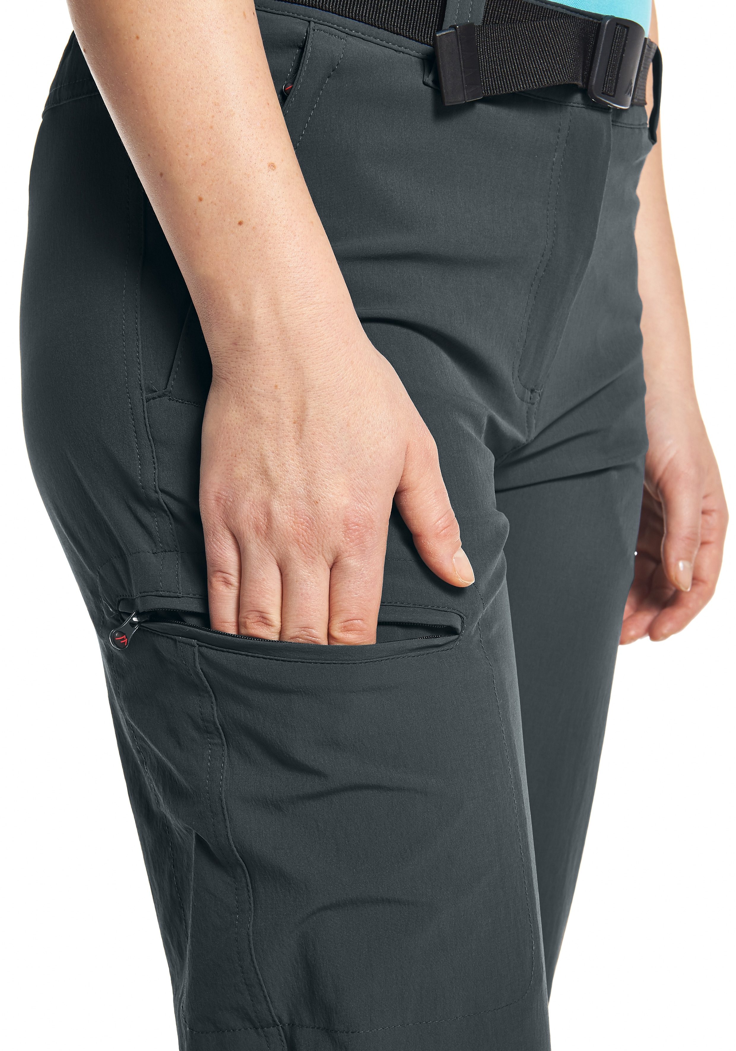 Maier Sports Functionele broek Arolla Dames wandelbroek, afritsbare outdoorbroek, 3 zakken, regular fit