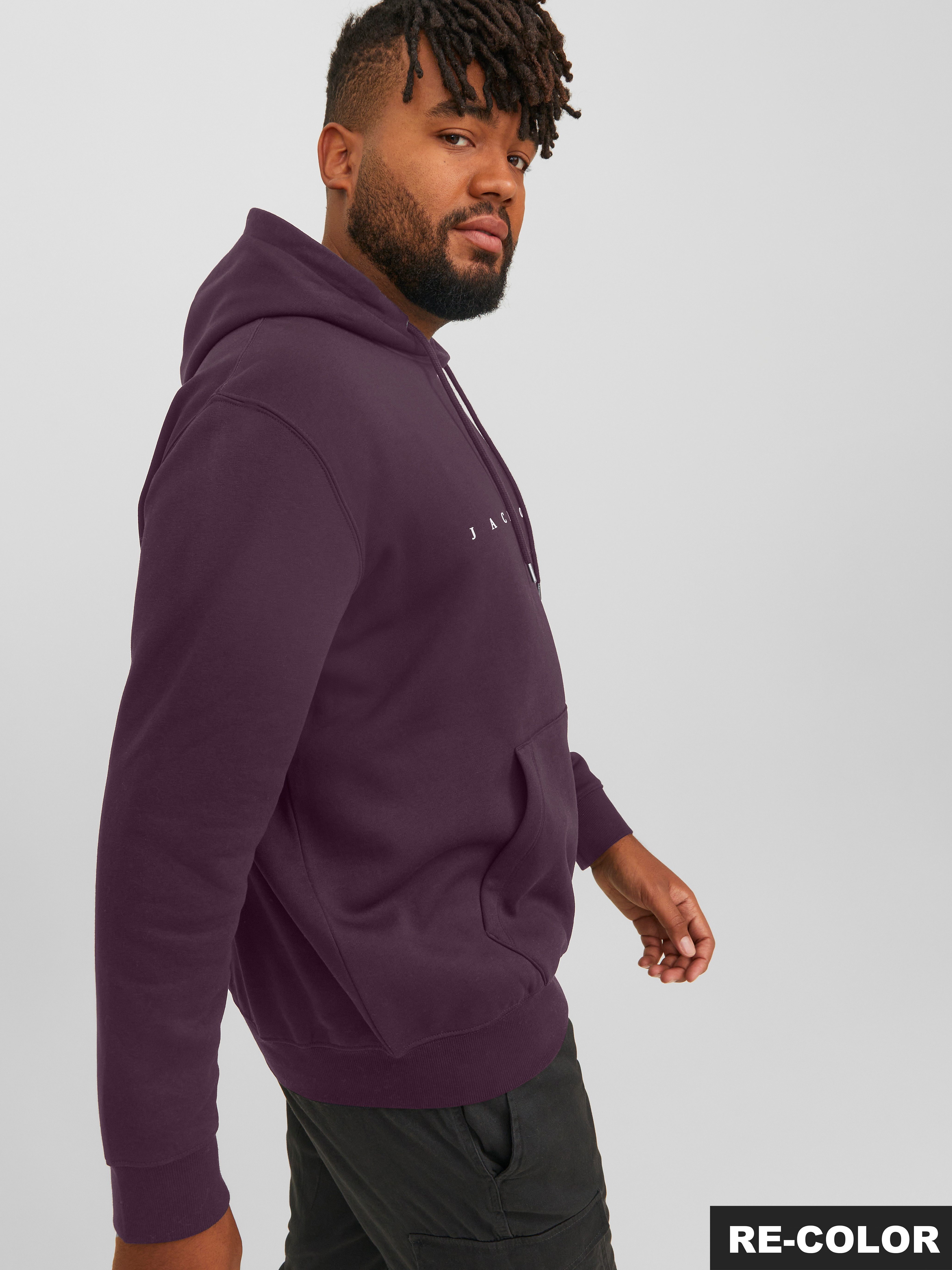 Jack & Jones PlusSize Hoodie JJESTAR JJ SWEAT HOOD NOOS PLS