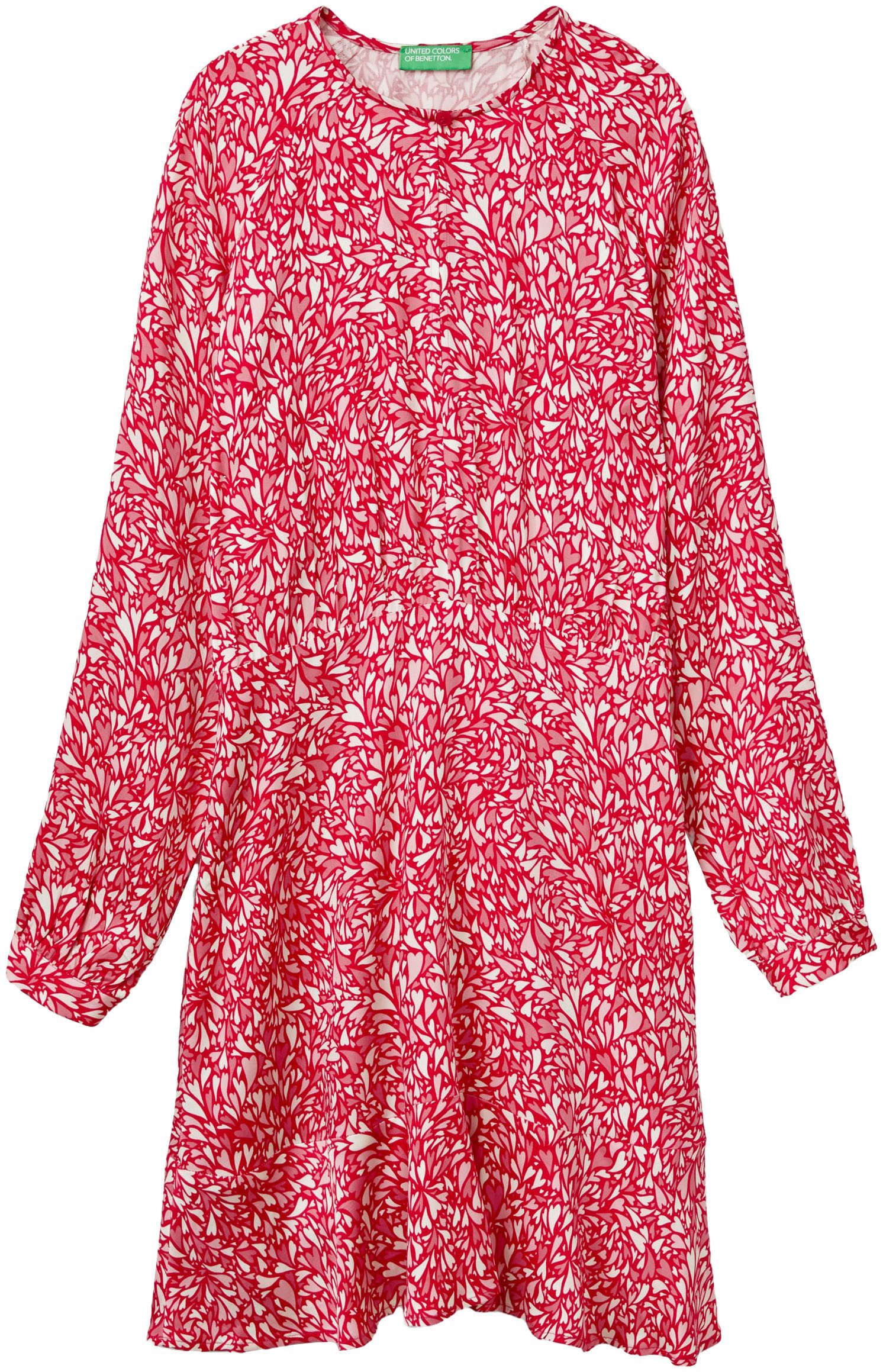 United Colors of Benetton Mini-jurk met hart-alloverprint