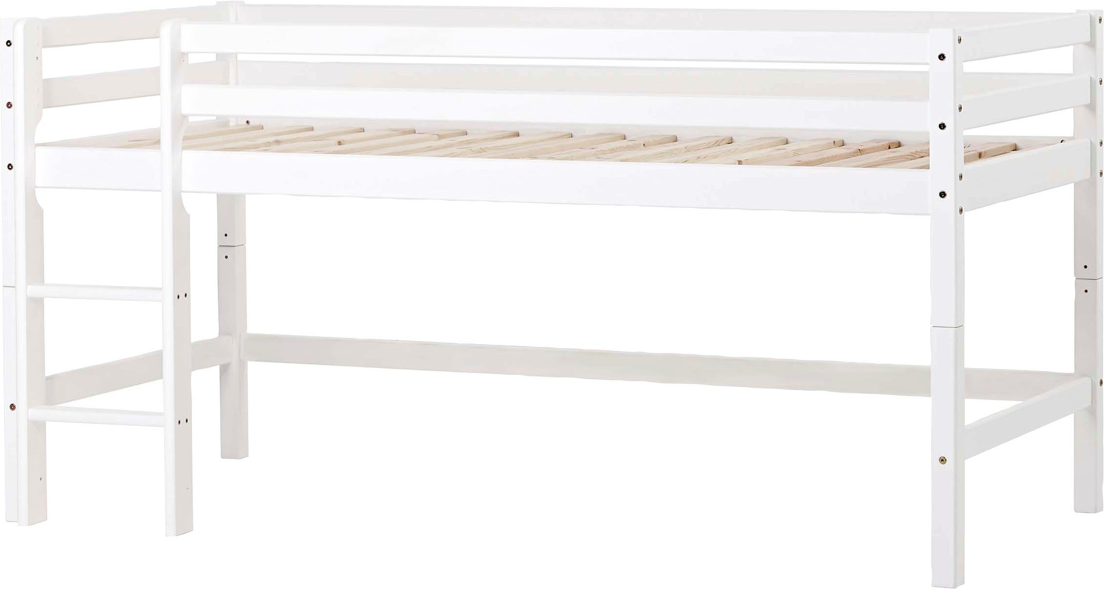 Hoppekids Hoogslaper ECO Dream MY COLOR 90x200, om te bouwen tot een eenpersoonsbed, 4 kleuren (set)