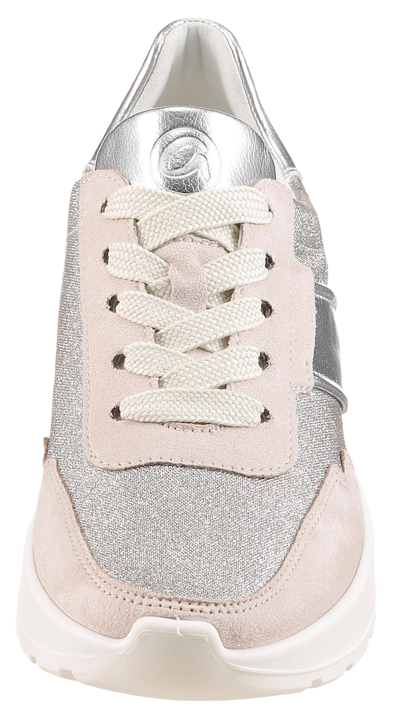 Ara Sneakers met sleehak New York , wig sneaker, veterschoen in comfortwijdte h (= zeer breed)