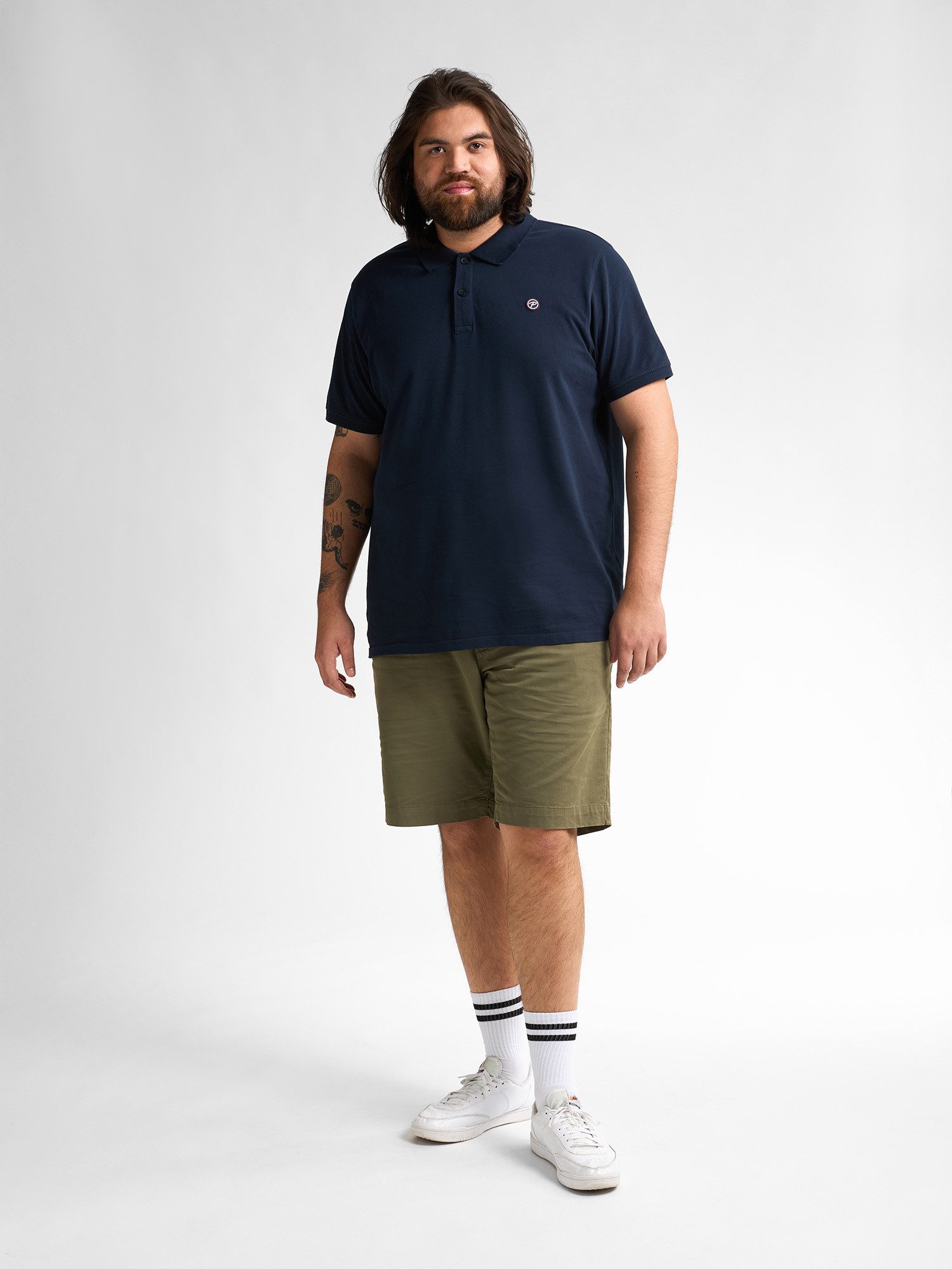 Petrol Industries Poloshirt met geborduurd logo