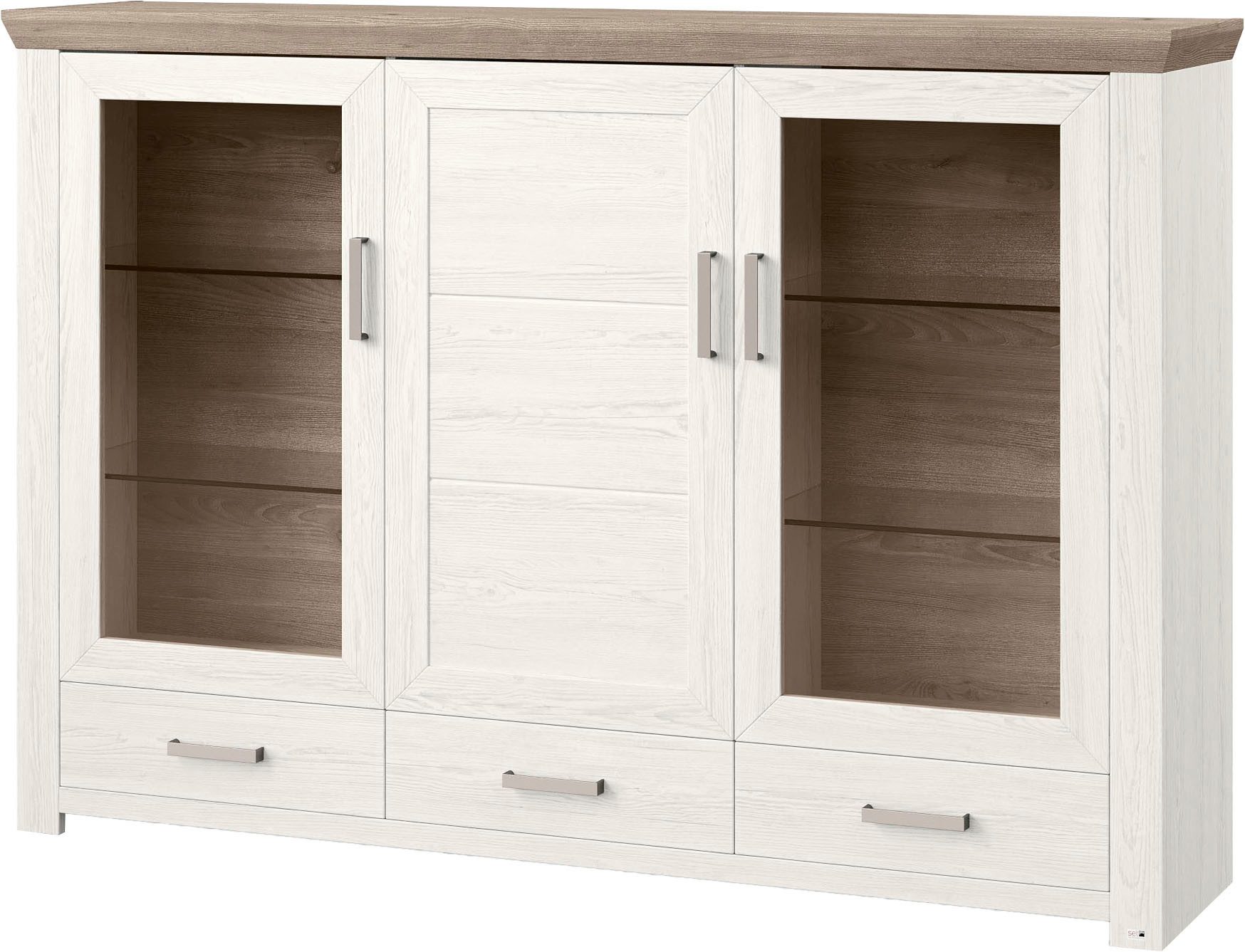 set one by Musterring Highboard York Type 57, breedte 184 cm