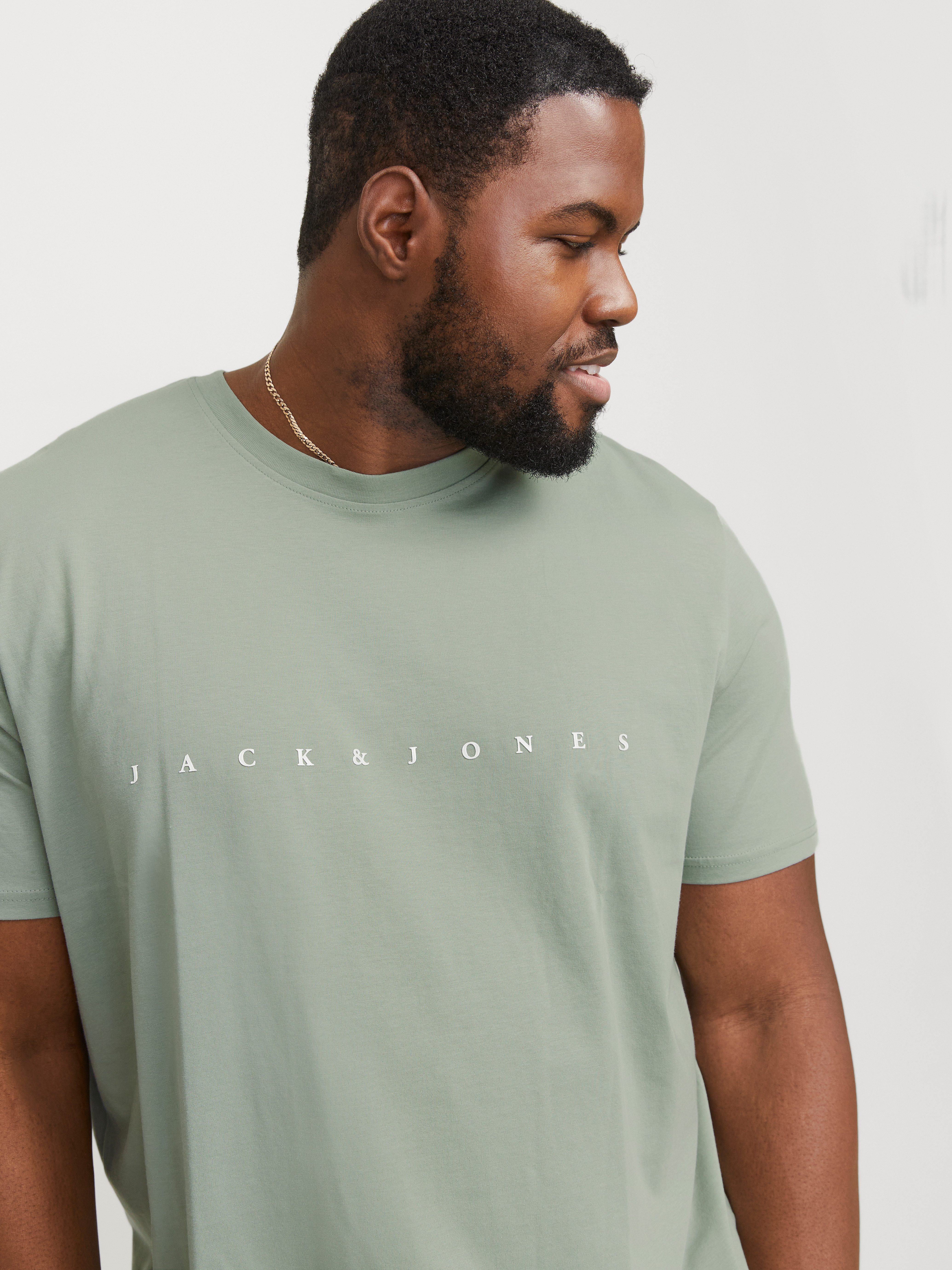 Jack & Jones PlusSize Shirt met ronde hals JJESTAR JJ TEE SS NOOS PLS