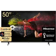 hisense qled-tv 50e77hq, 126 cm - 50 ", 4k ultra hd, smart tv zwart