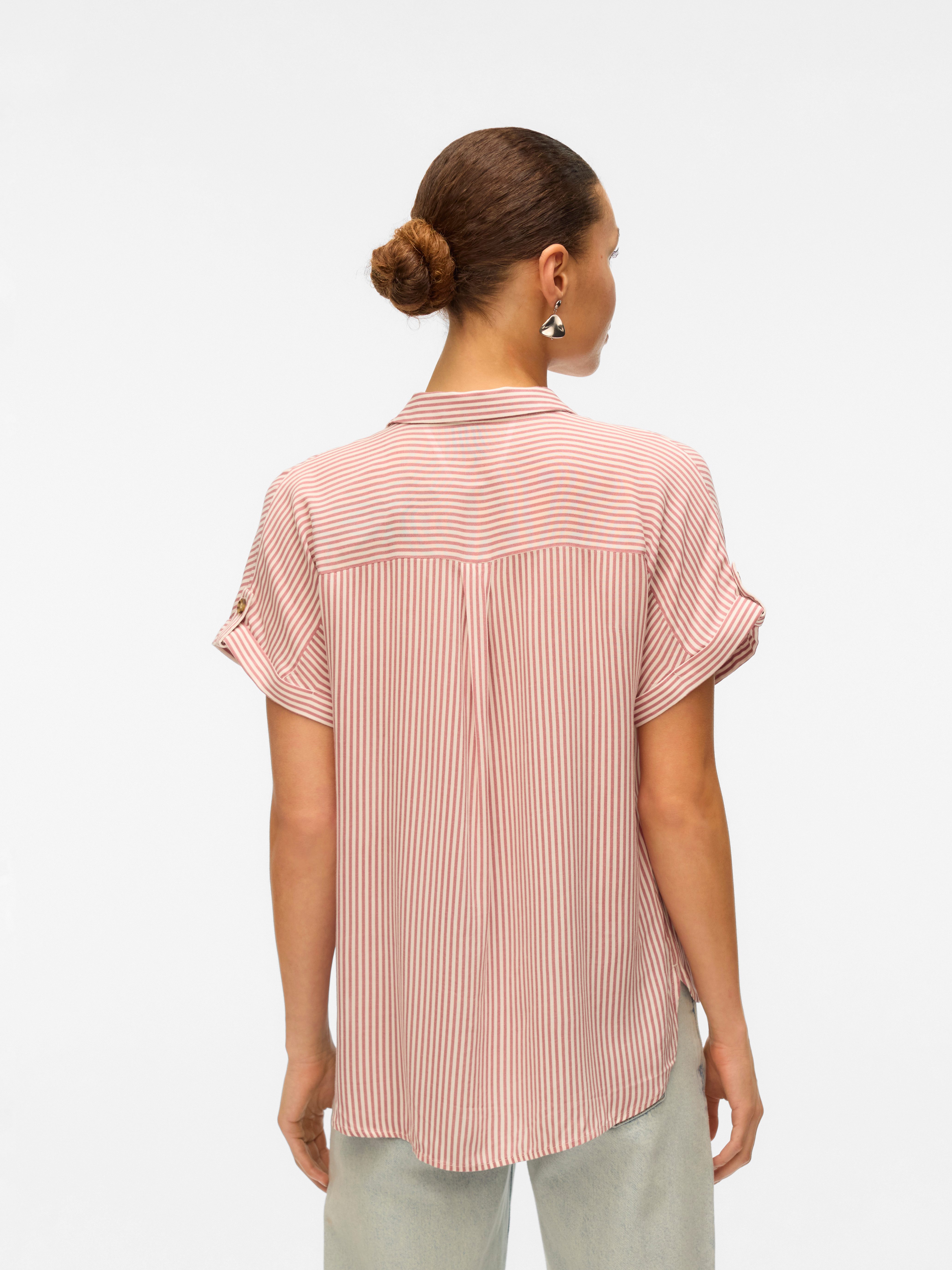 Vero Moda Overhemdblouse VMBUMPY S/S SHIRT WVN GA NOOS