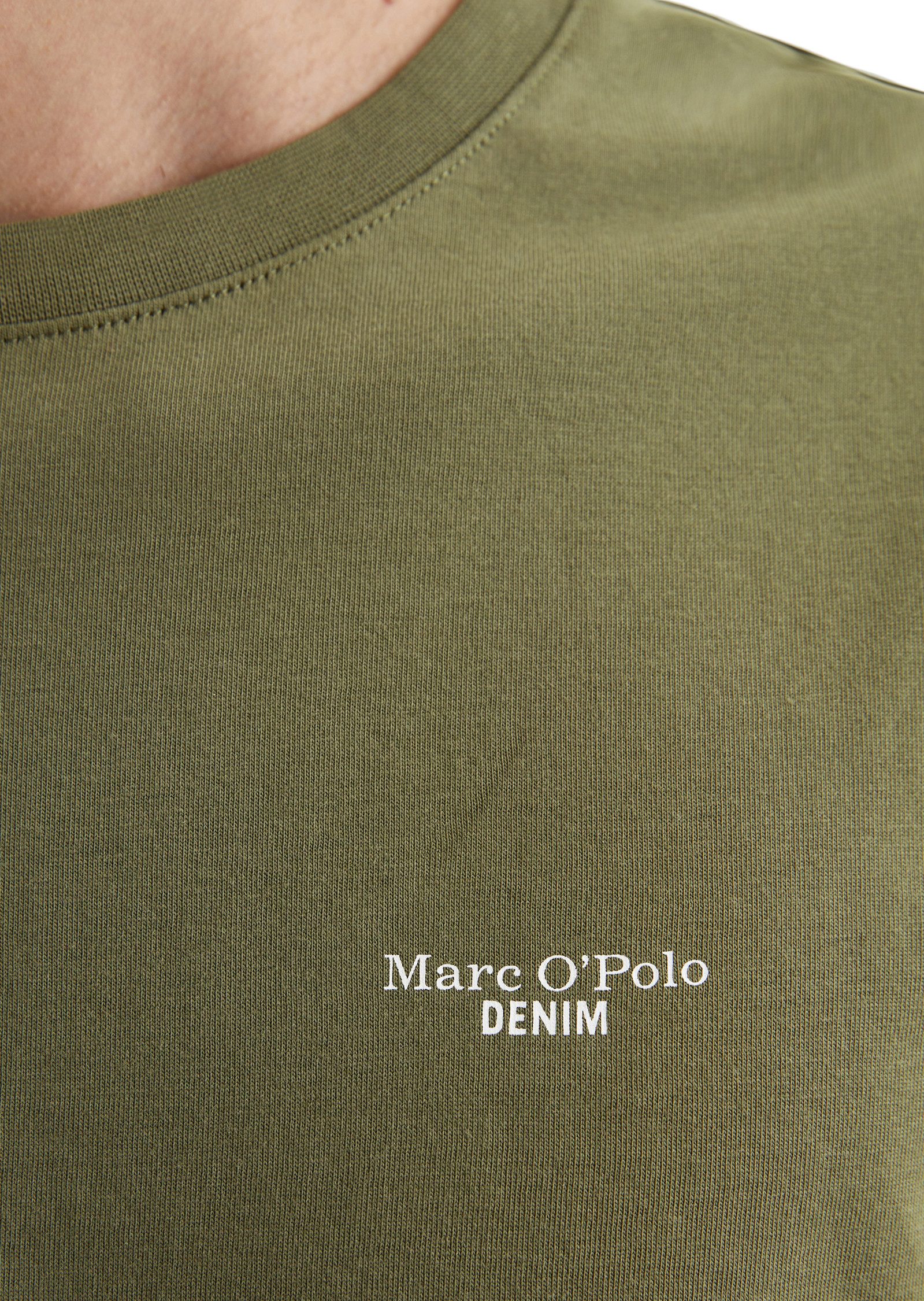 Marc O'Polo DENIM T-shirt Een subtiele logo-print op de borst