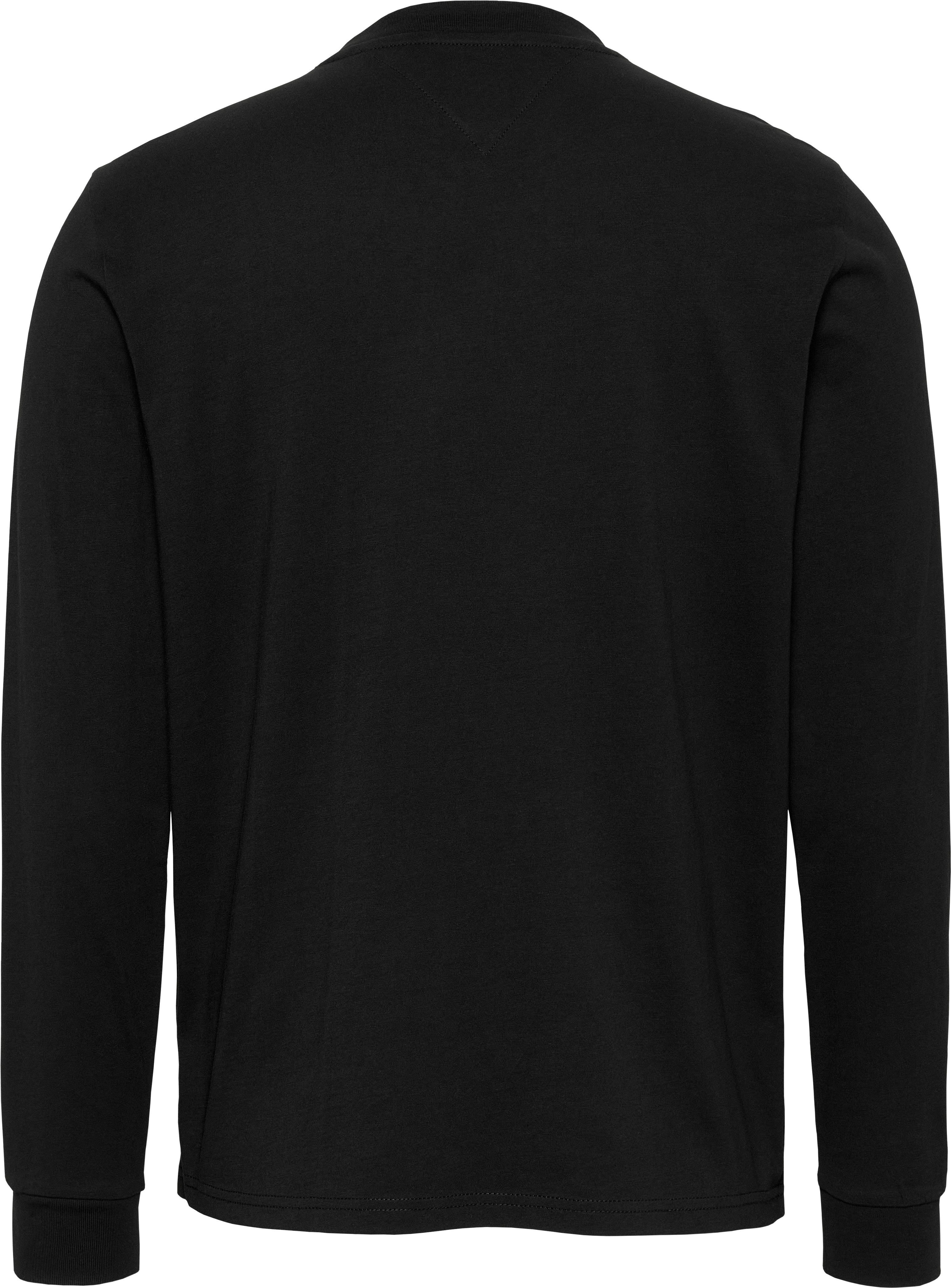 TOMMY JEANS Shirt met lange mouwen TJM SLIM LINEAR CHEST LS TEE EXT