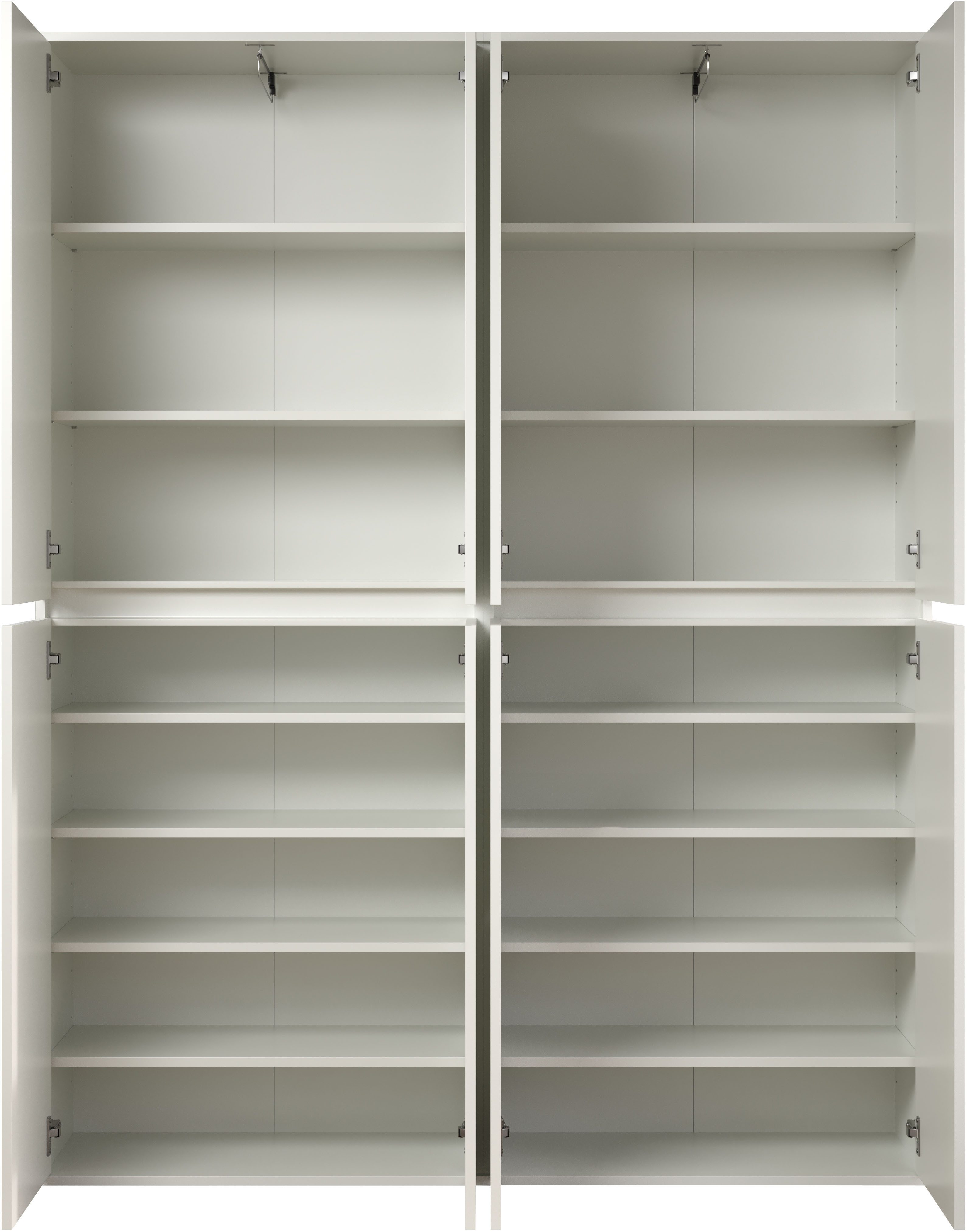 INOSIGN Halmeubelset NOVARA Garderobekasten met in totaal 16 vakken - (B/D/H) 148/34/191 cm (complete set, 2-delig)