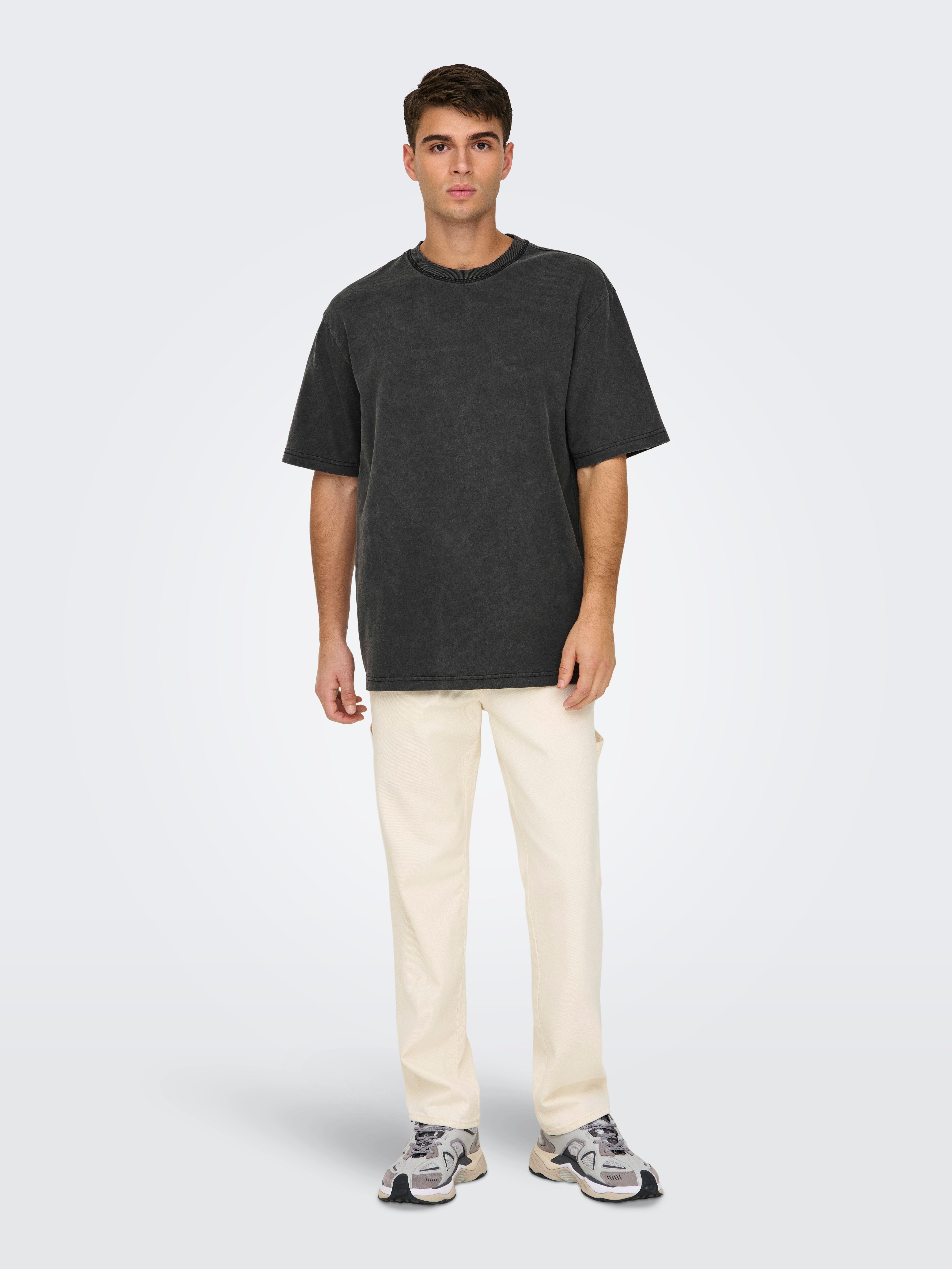 ONLY & SONS Shirt met korte mouwen ONSDISTRESS RLX SS TEE