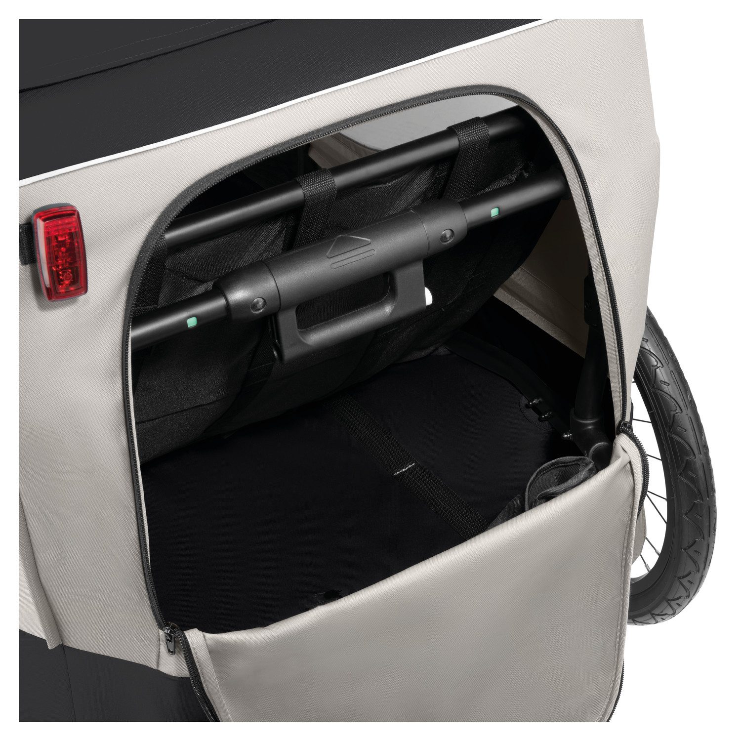 Hauck Kinderen fiets aanhanger 2in1 Bike Trailer und Buggy Dryk Duo Plus, black