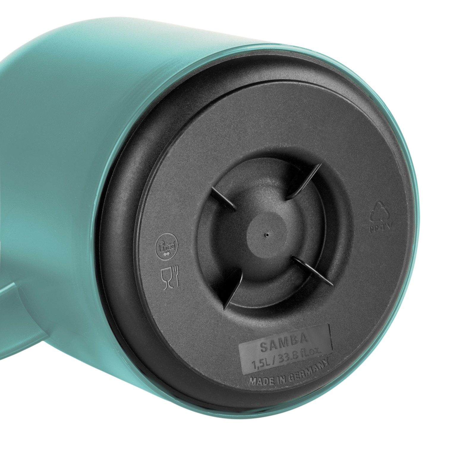 Emsa Thermoskan Samba XXL-model, tijdloos design, eenvoudige drukknop, 24u koud, 12u warm