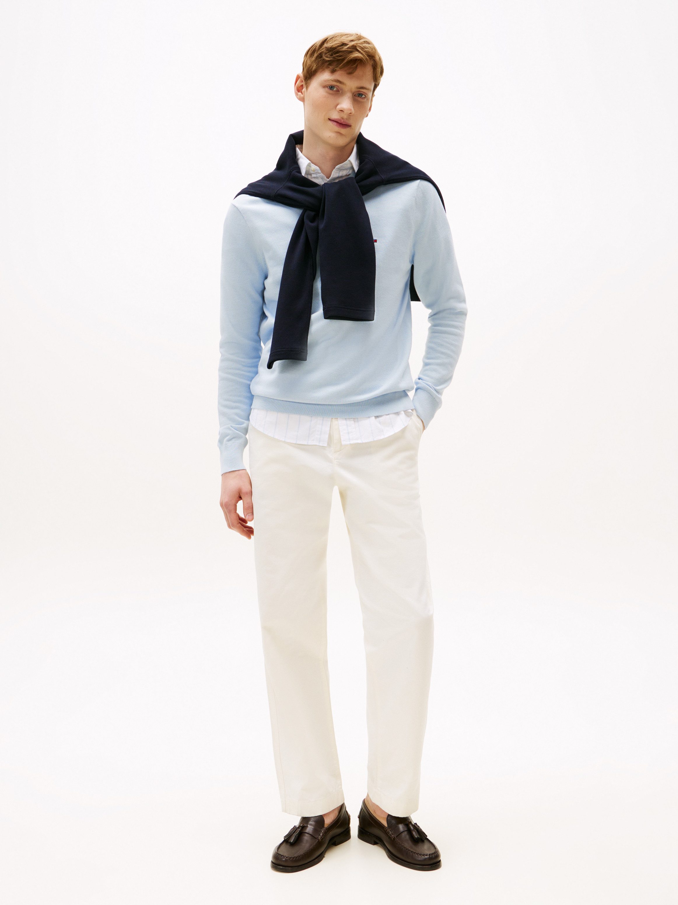 Tommy Hilfiger Trui met ronde hals ESSENTIAL COTTON CREW NECK