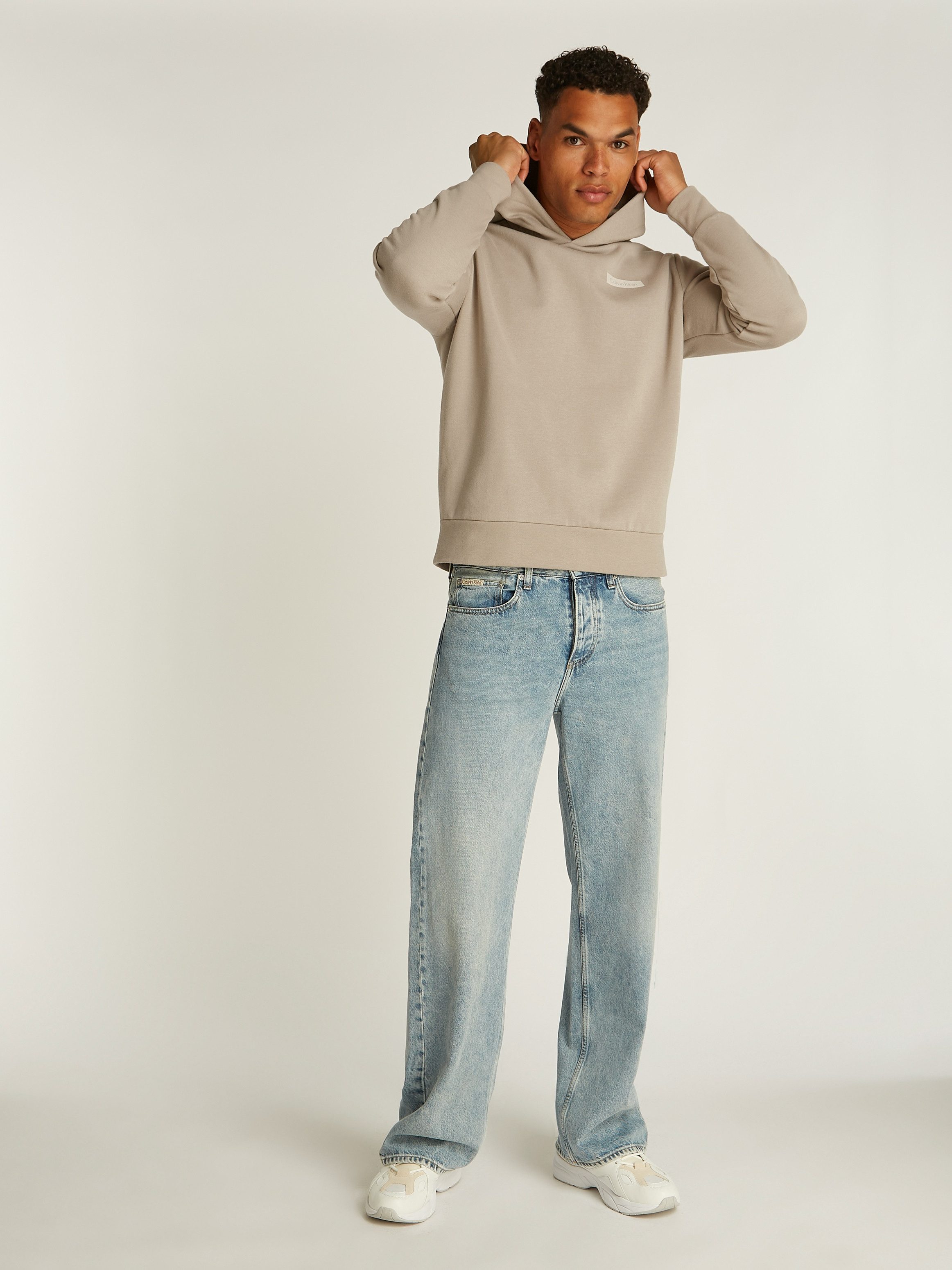 Calvin Klein Sweatshirt STACKED COLOR BLOCK BACK HOODIE