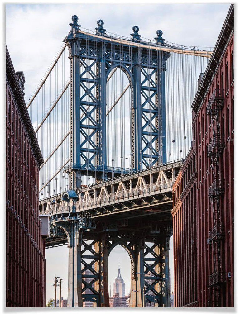 Wall-Art poster Brooklyn Bridge