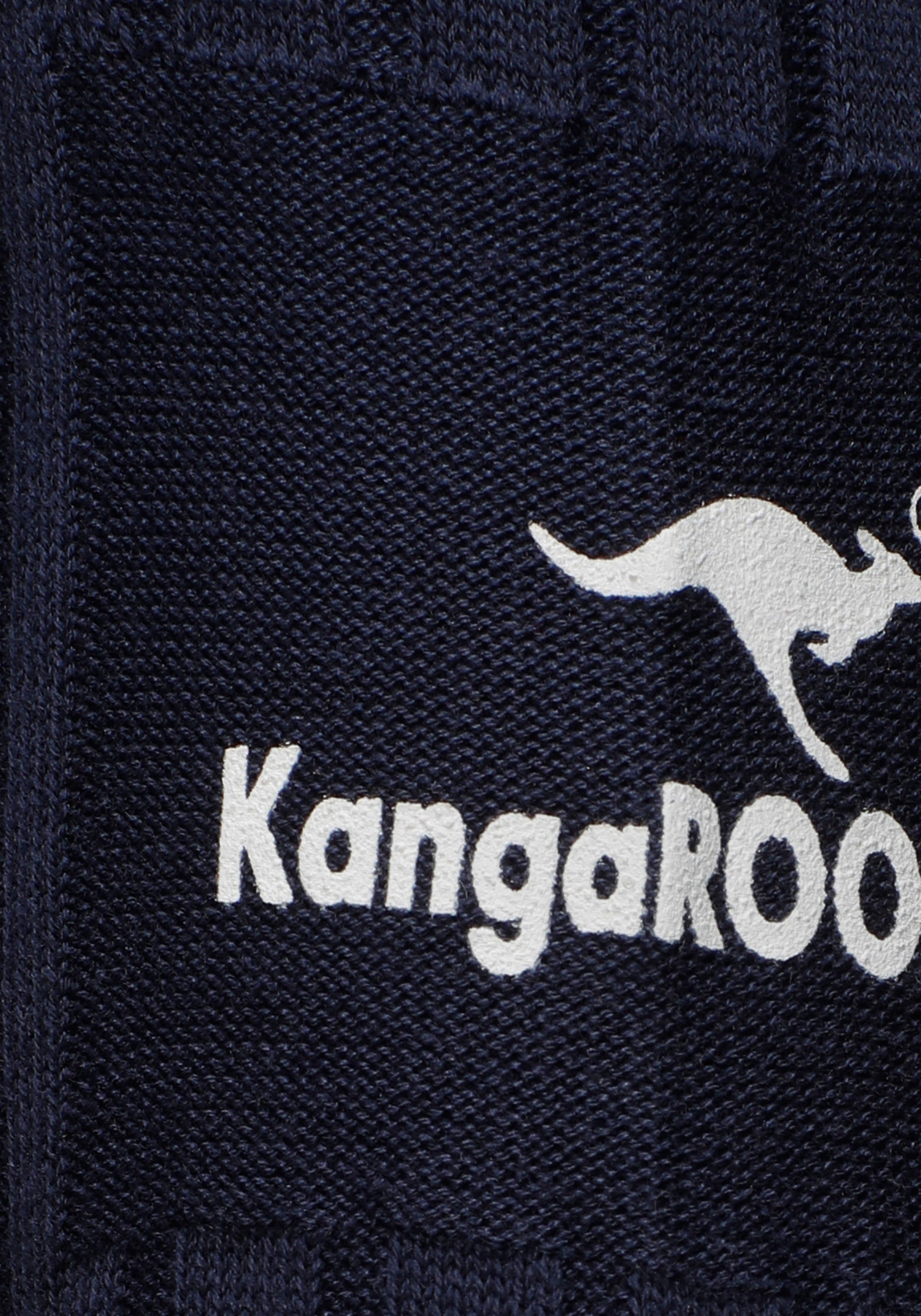 KangaROOS Trui met V-hals in breed geribd fijntricot