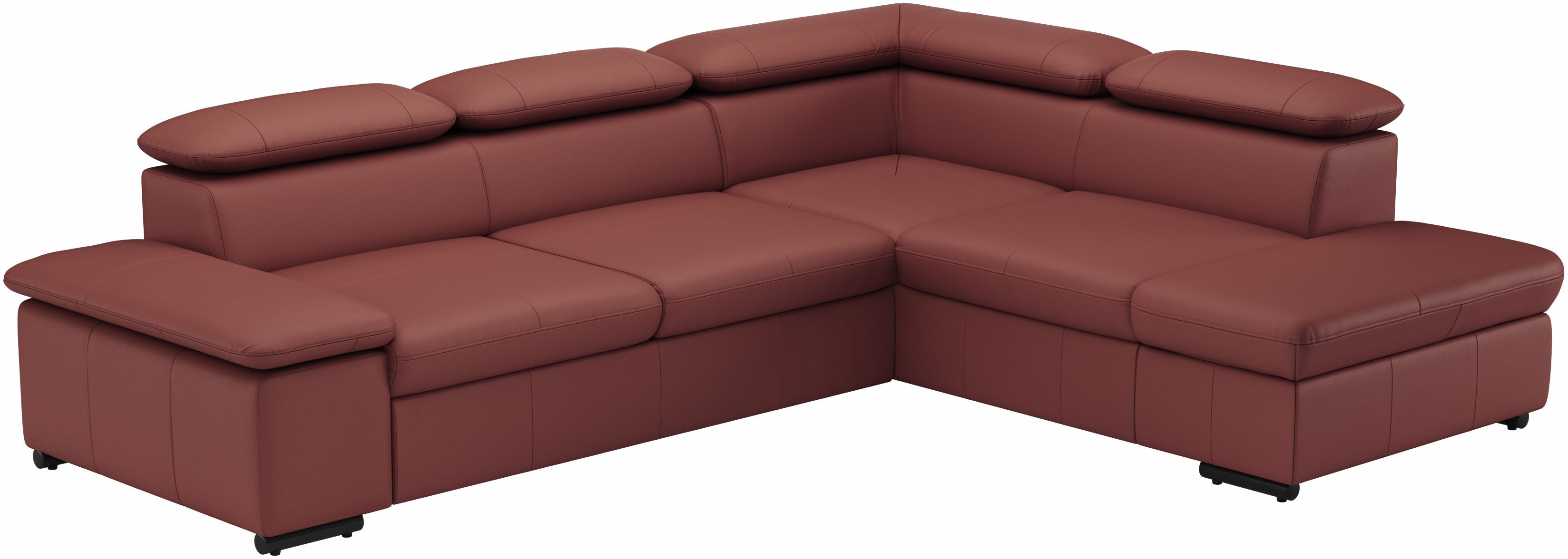 sit&more Hoekbank Alcudia L-vorm met armverstelling, optionele hoofdeindverstelling en bedfunctie