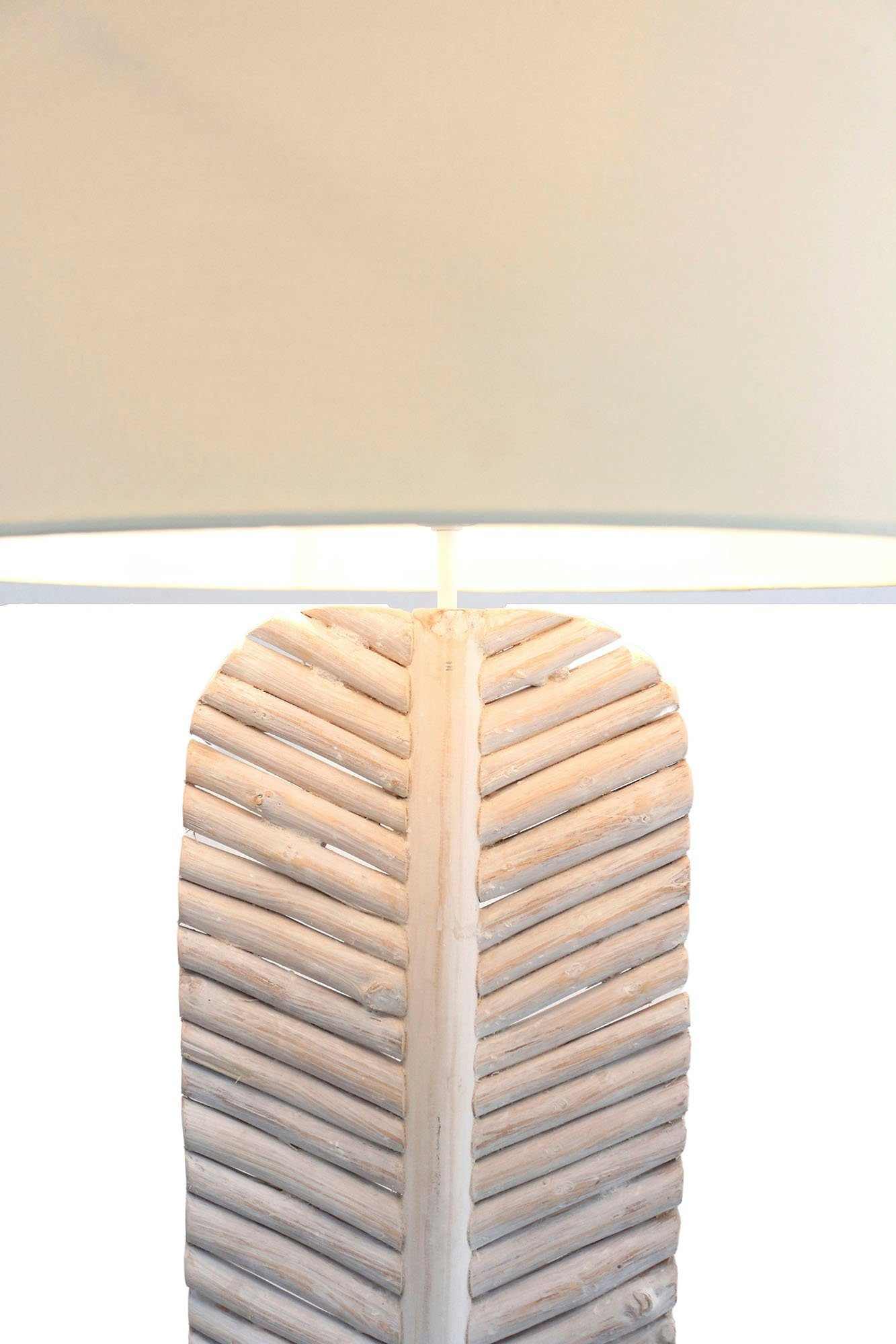 SalesFever Staande lamp Fanny handgemaakt, in bladlook (1 stuk)