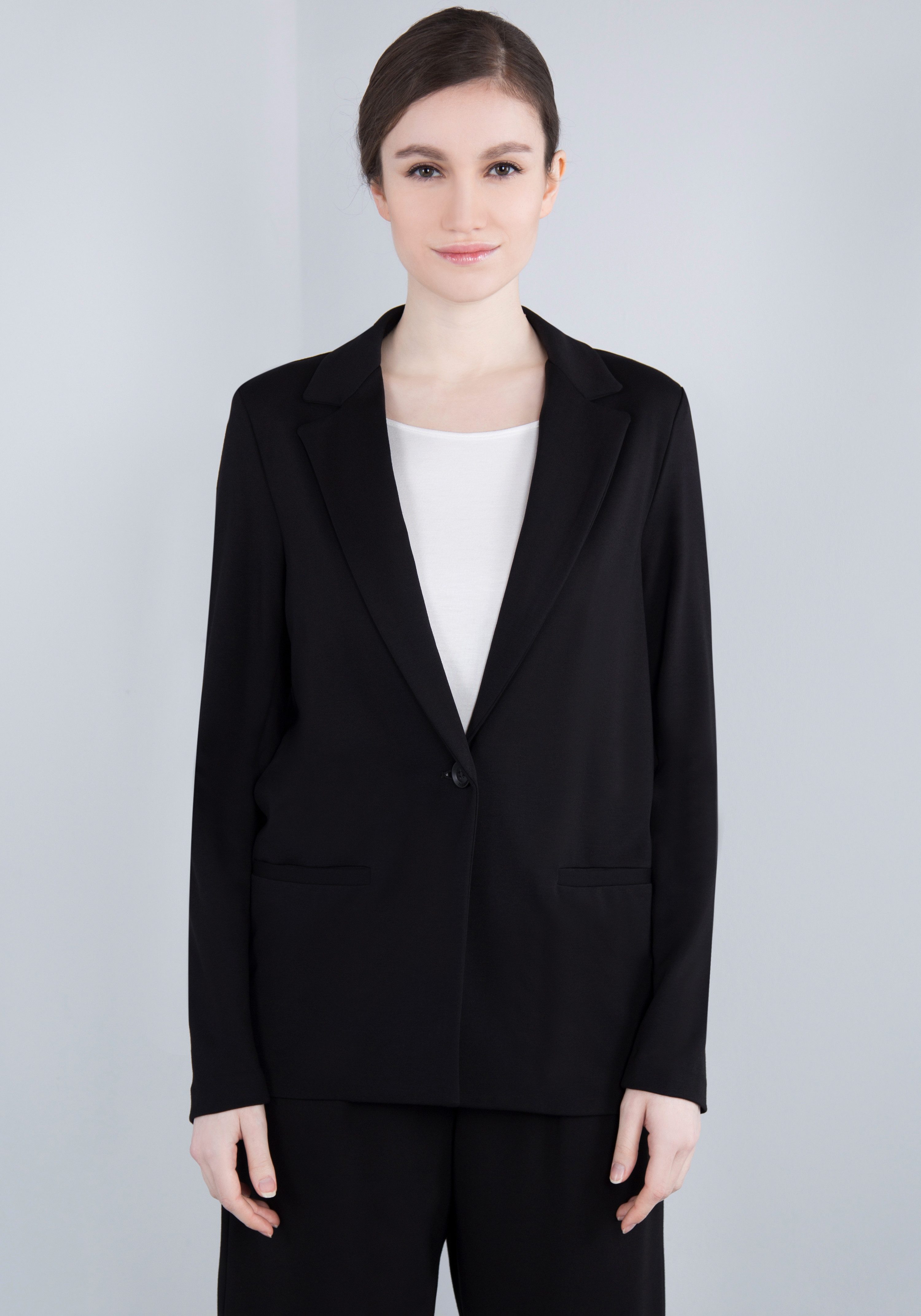 IMPERIAL Lange blazer met stretch