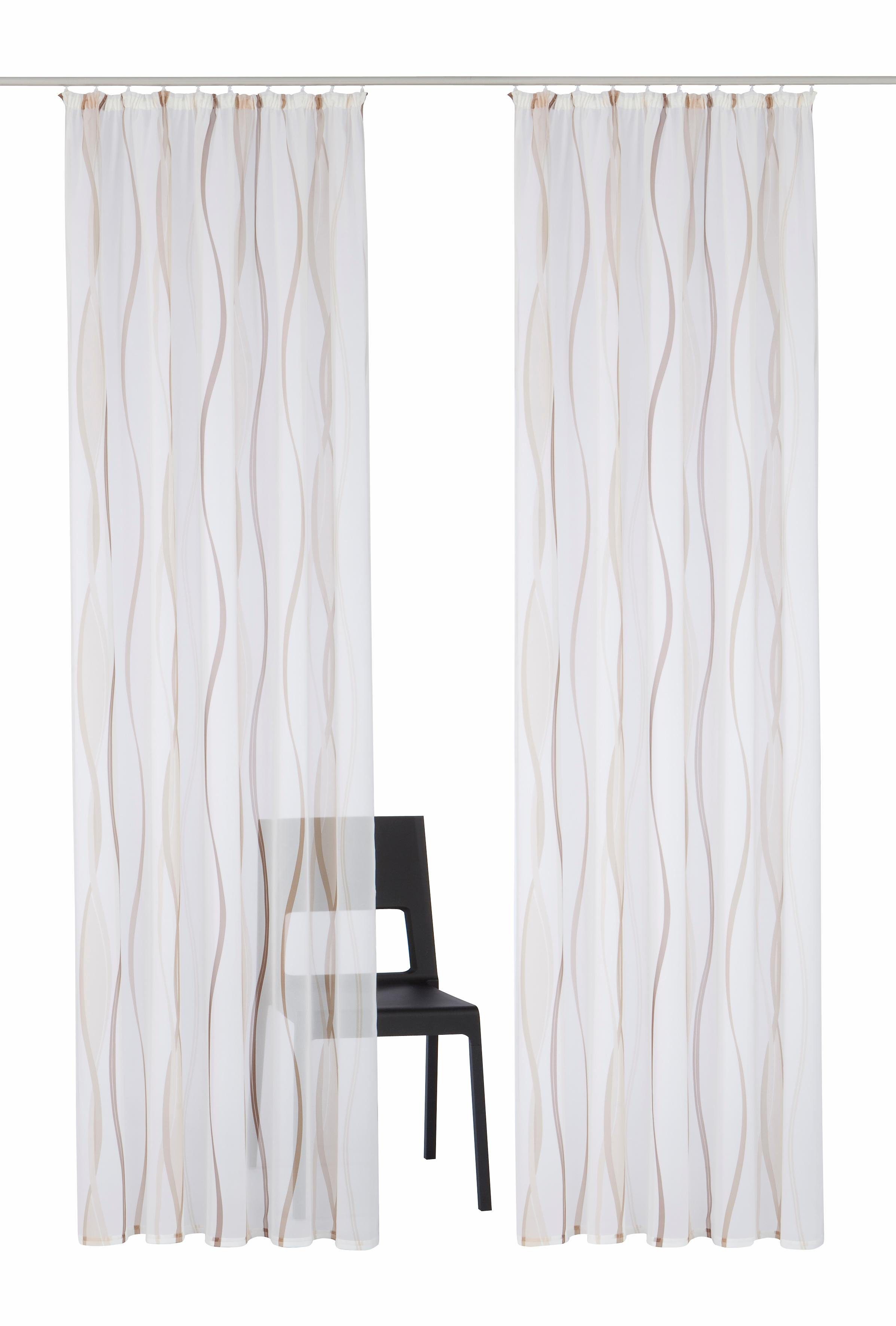 my home Gordijn Dimona 2-pack, bestseller, polyester, golven (2 stuks)