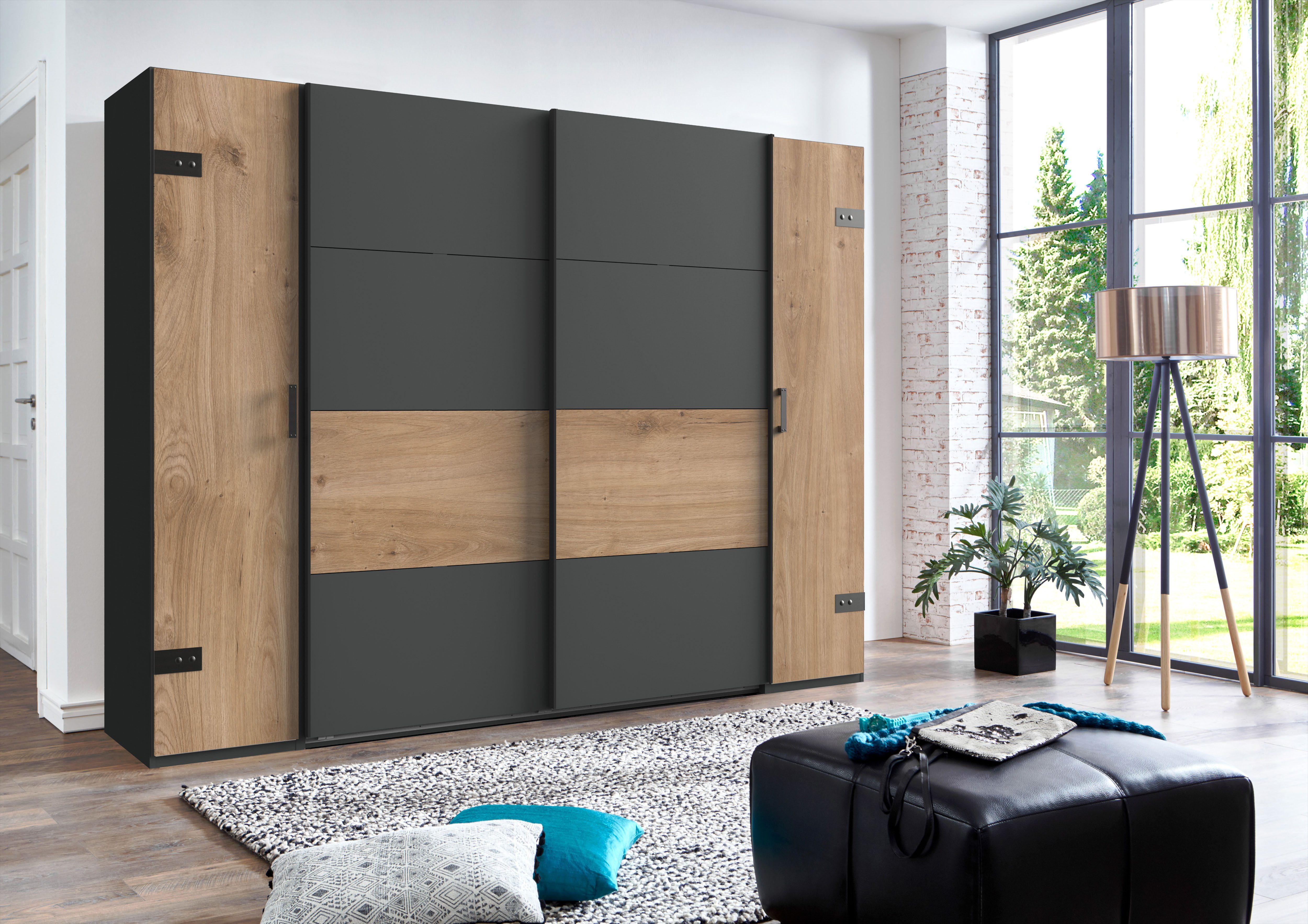 Wimex Kledingkast Stockholm, rustieke uitstraling in industrieel ontwerp, Made in Germany