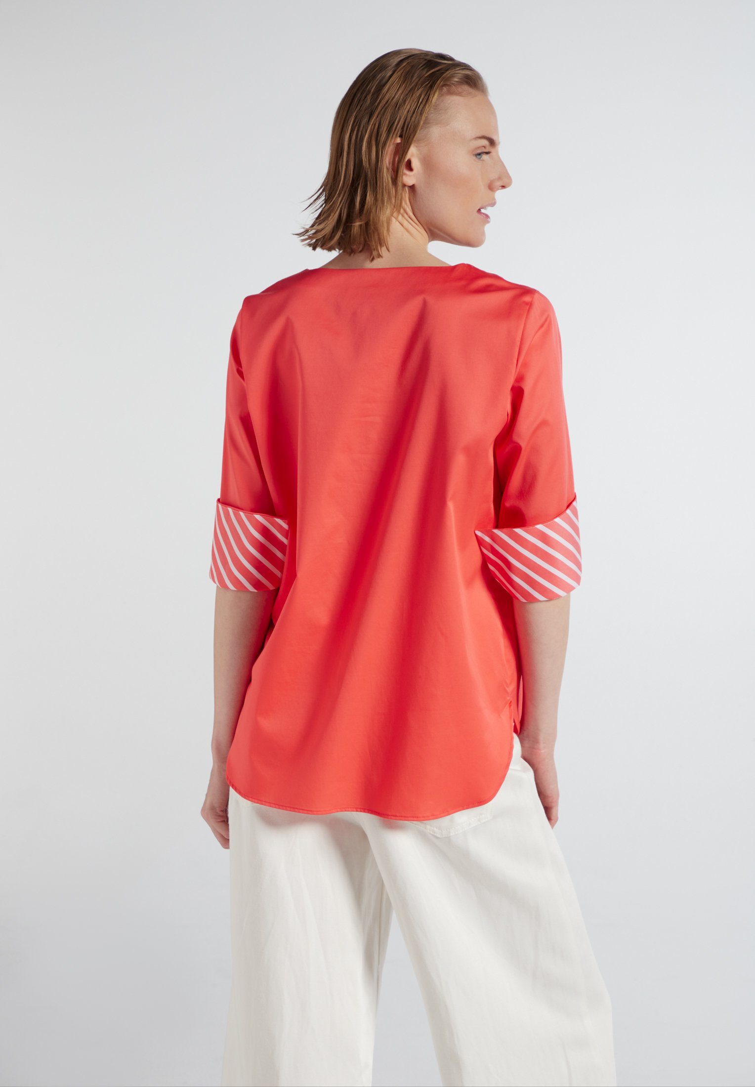 Eterna Shirtblouse Loose fit EASY IRON (gemakkelijk te strijken)