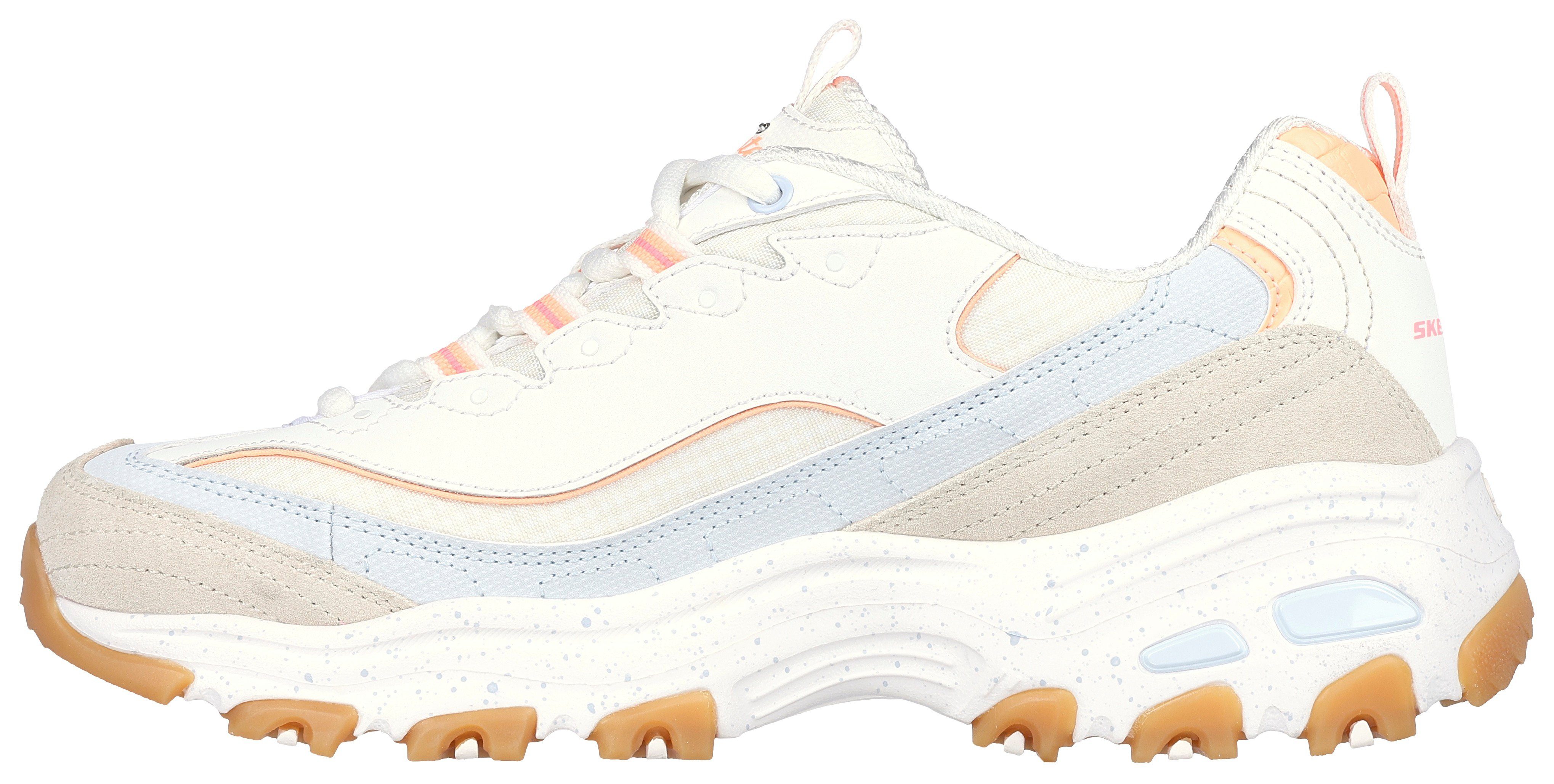 Skechers Sneakers D'LITES-BOLD VIEWS vrijetijdsschoen, lage schoen, veterschoen met air-cooled memory foam
