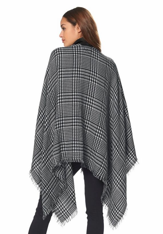 VERO MODA Poncho met allover-motief VERO MODA Poncho met allover-motief