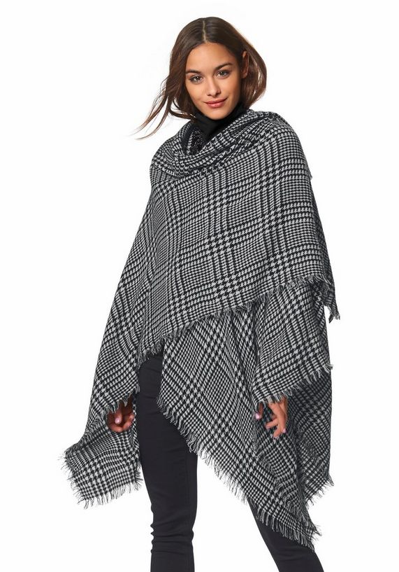 VERO MODA Poncho met allover-motief VERO MODA Poncho met allover-motief